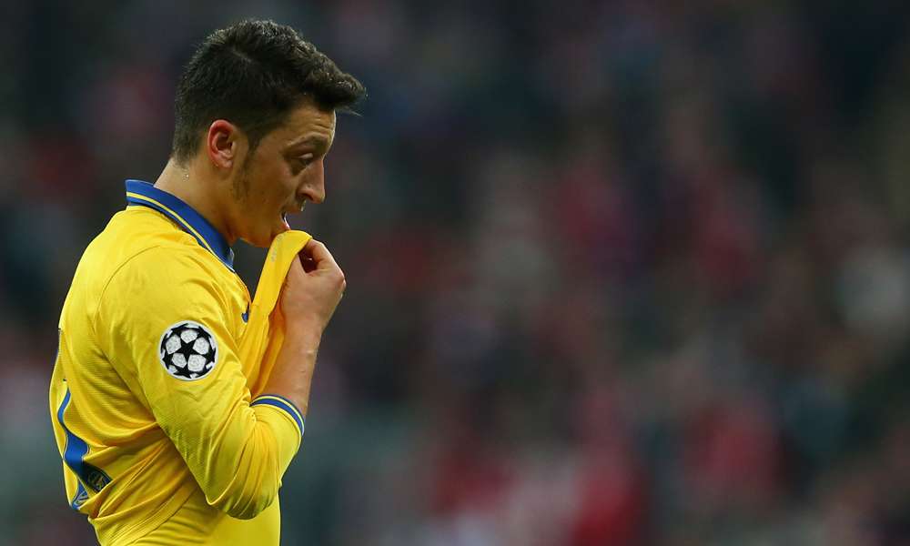 Mesut Ozil Arsenal FC Bayern Muenchen UEFA Champions League 11032014