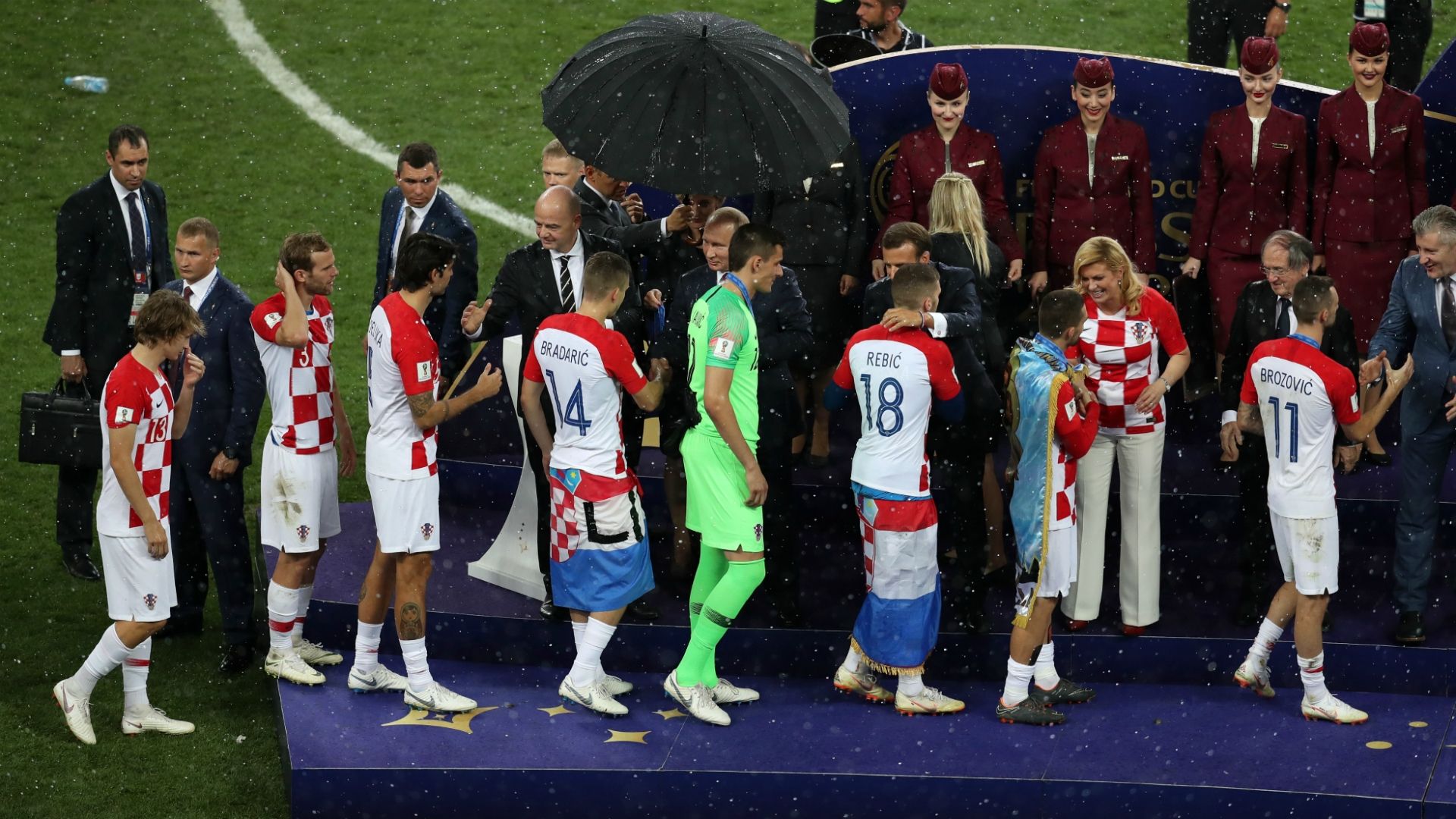 Croatia silver medal world cup final 15072018