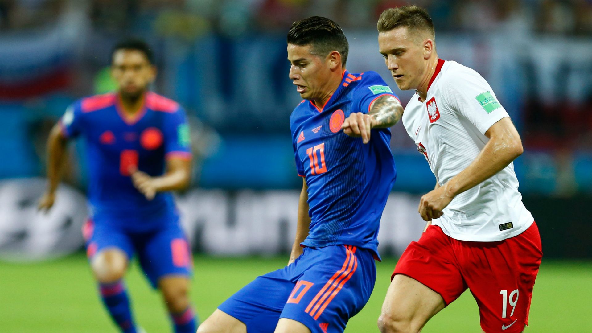 James Rodriguez Colombia Poland