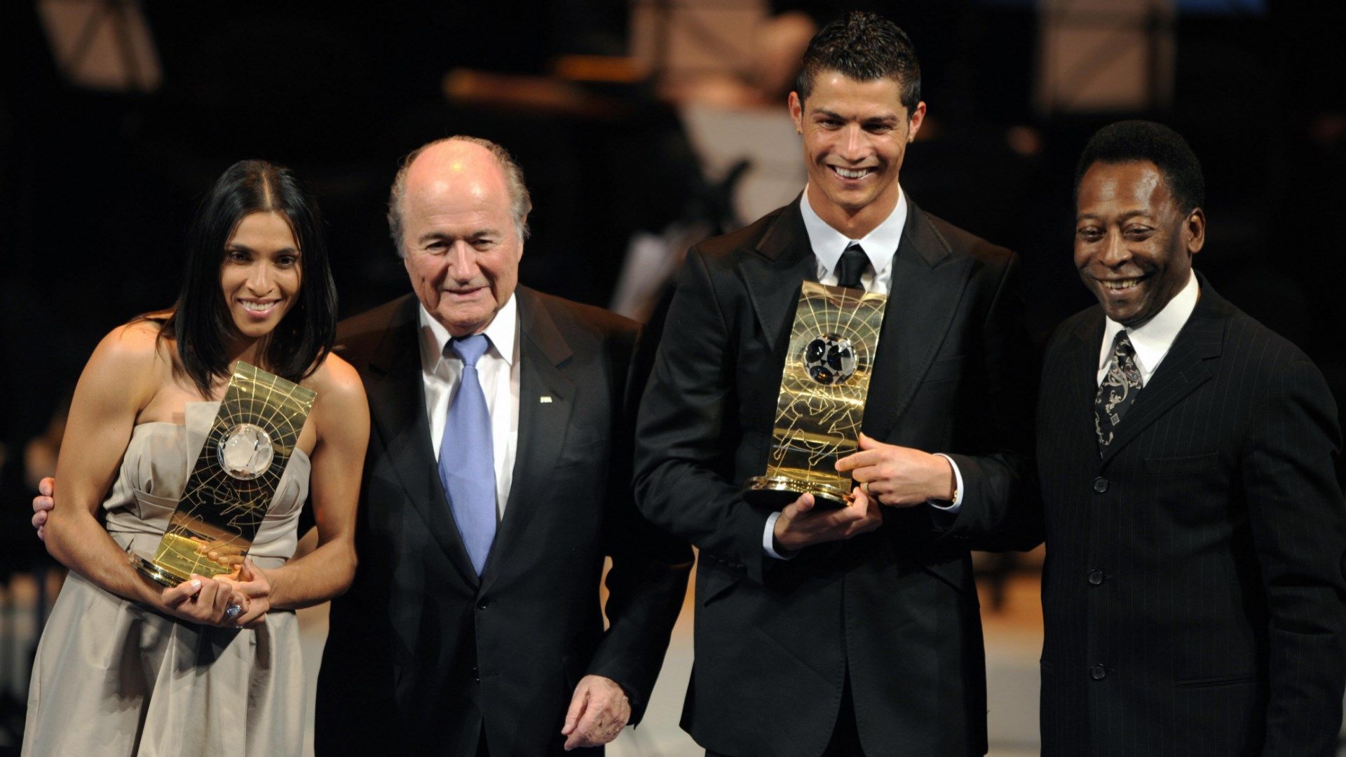 Marta Cristiano Ronaldo Pele FIFA awards 2008