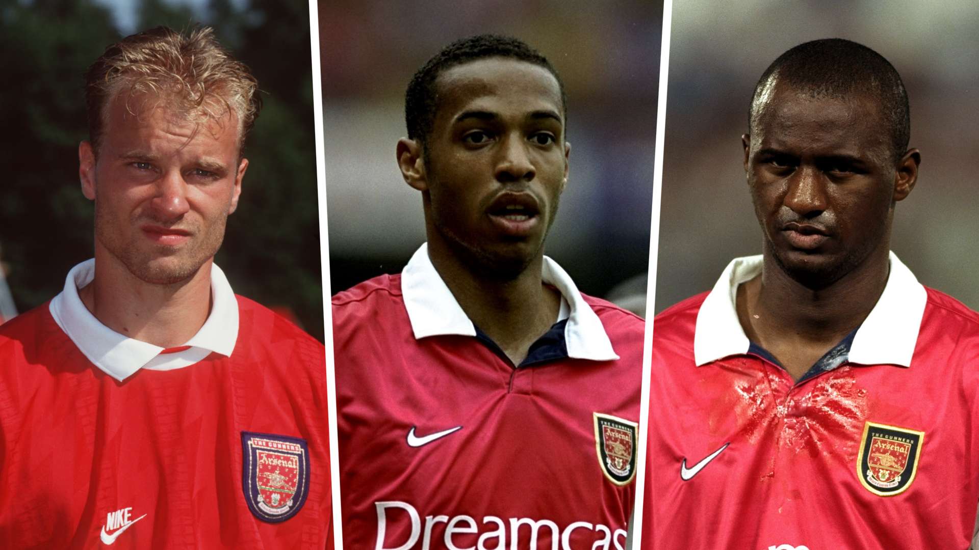 Dennis Bergkamp Thierry Henry Patrick Vieira GFX