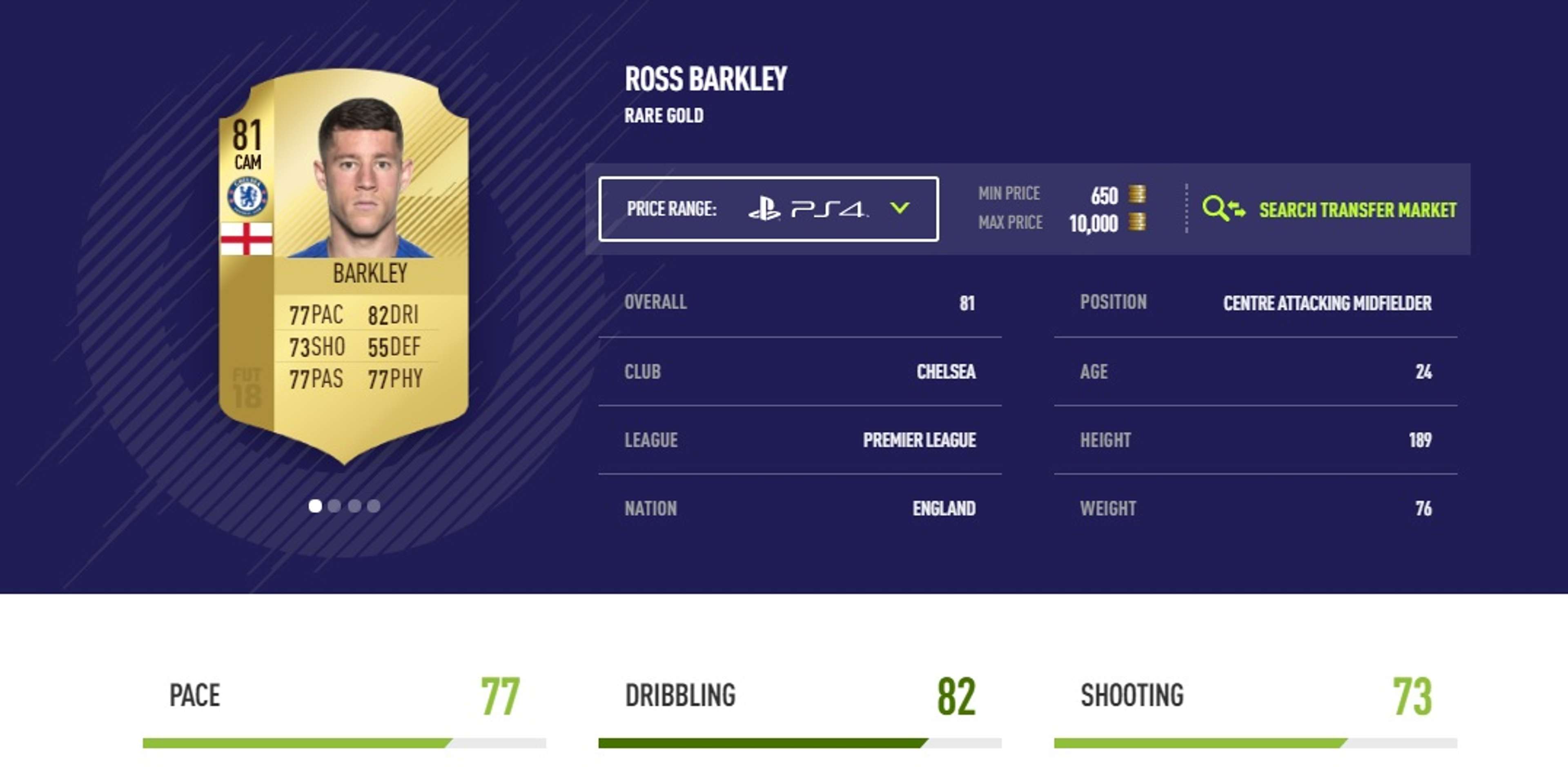 FIFA 18 Transfers Barkley