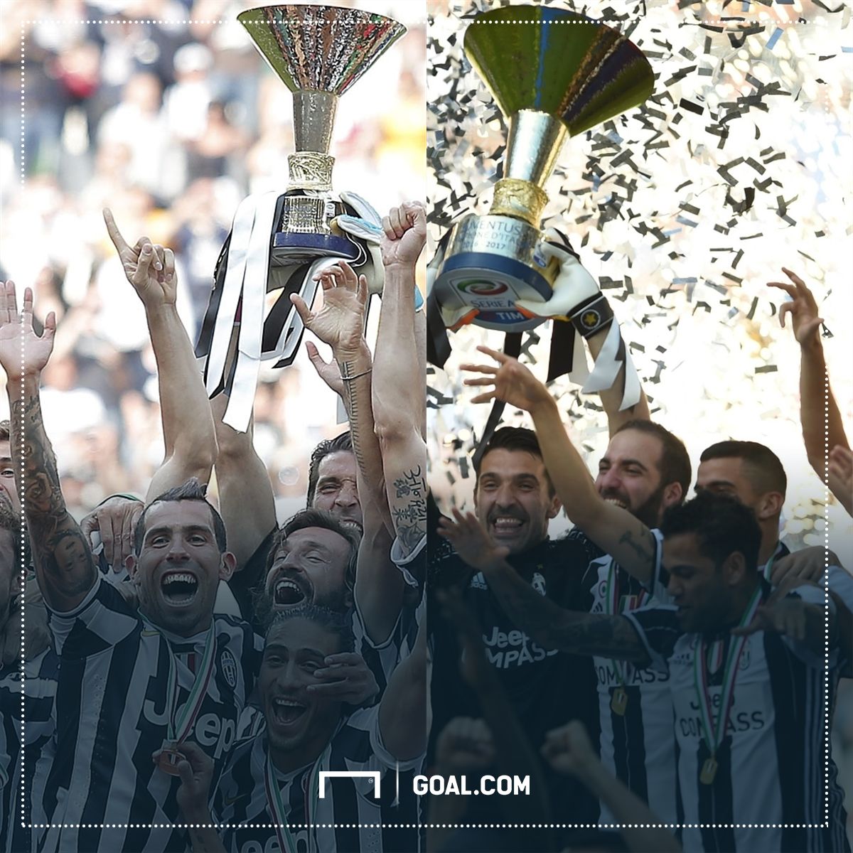 Juventus 2014 vs Juventus 2017