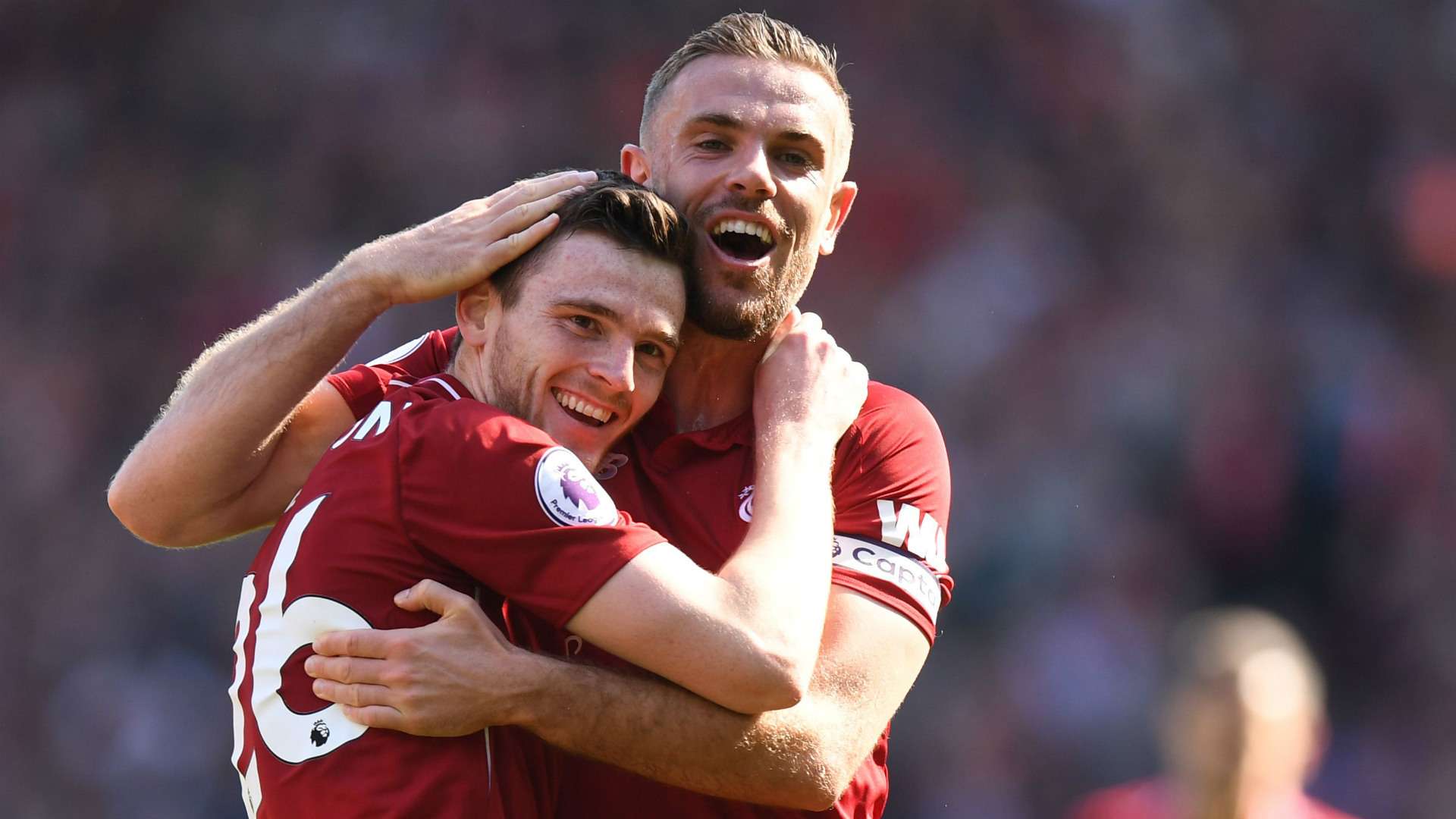 Andy Robertson Jordan Henderson Liverpool