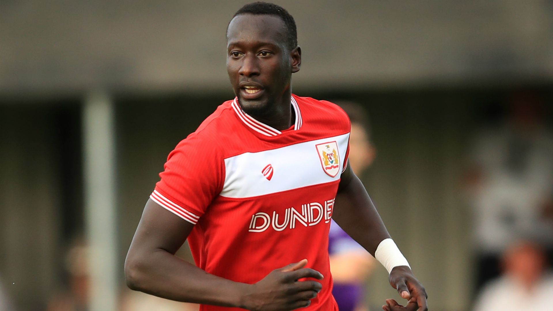 Famara Diedhiou - Bristol City v Cheltenham Town - Pre-Season Friendly