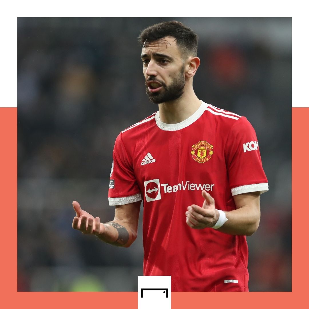 Bruno Fernandes Manchester United Premier League 2021-22 GFX