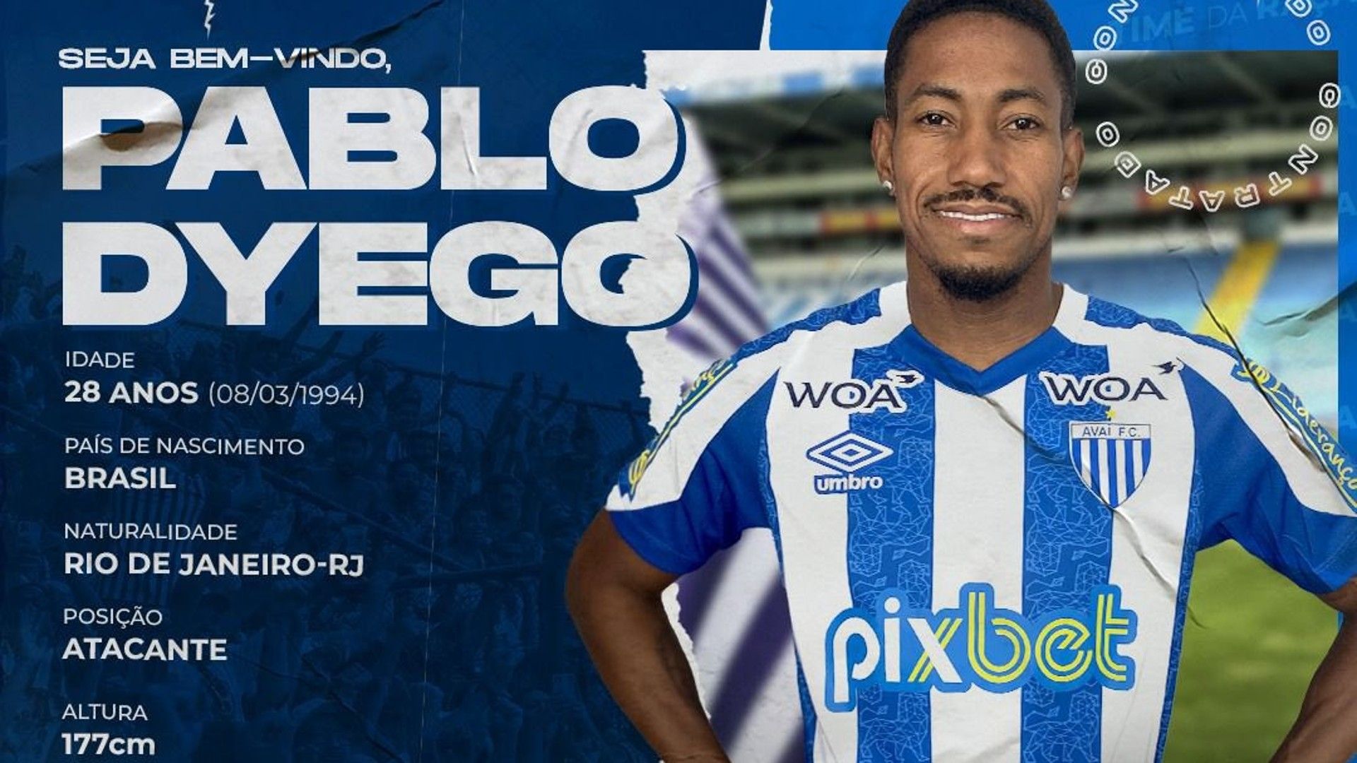 Pablo Dyego Avaí apresentação 2022