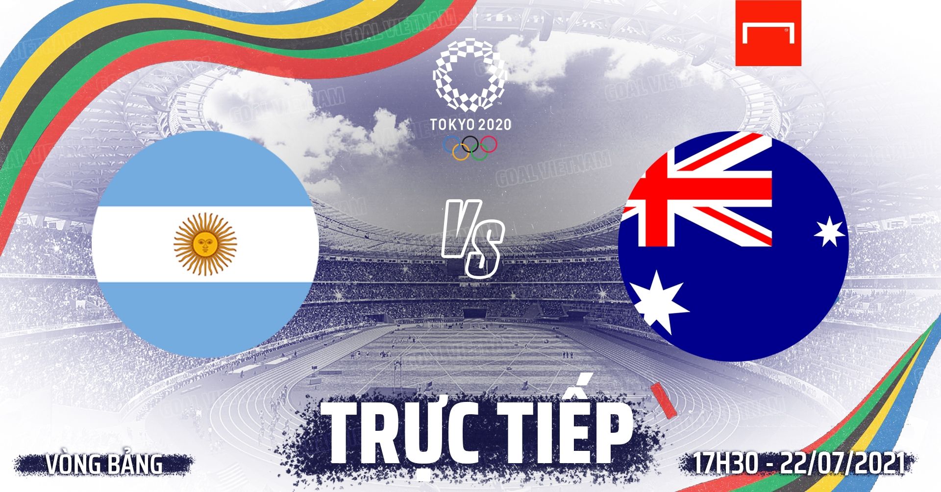 Live Australia vs Argentina Olympic 2020 GFX