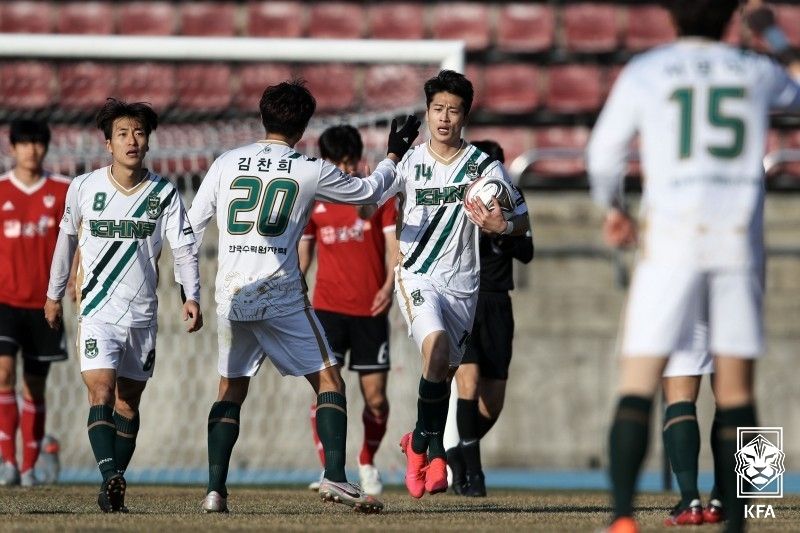 경주한수원 조우진 득점