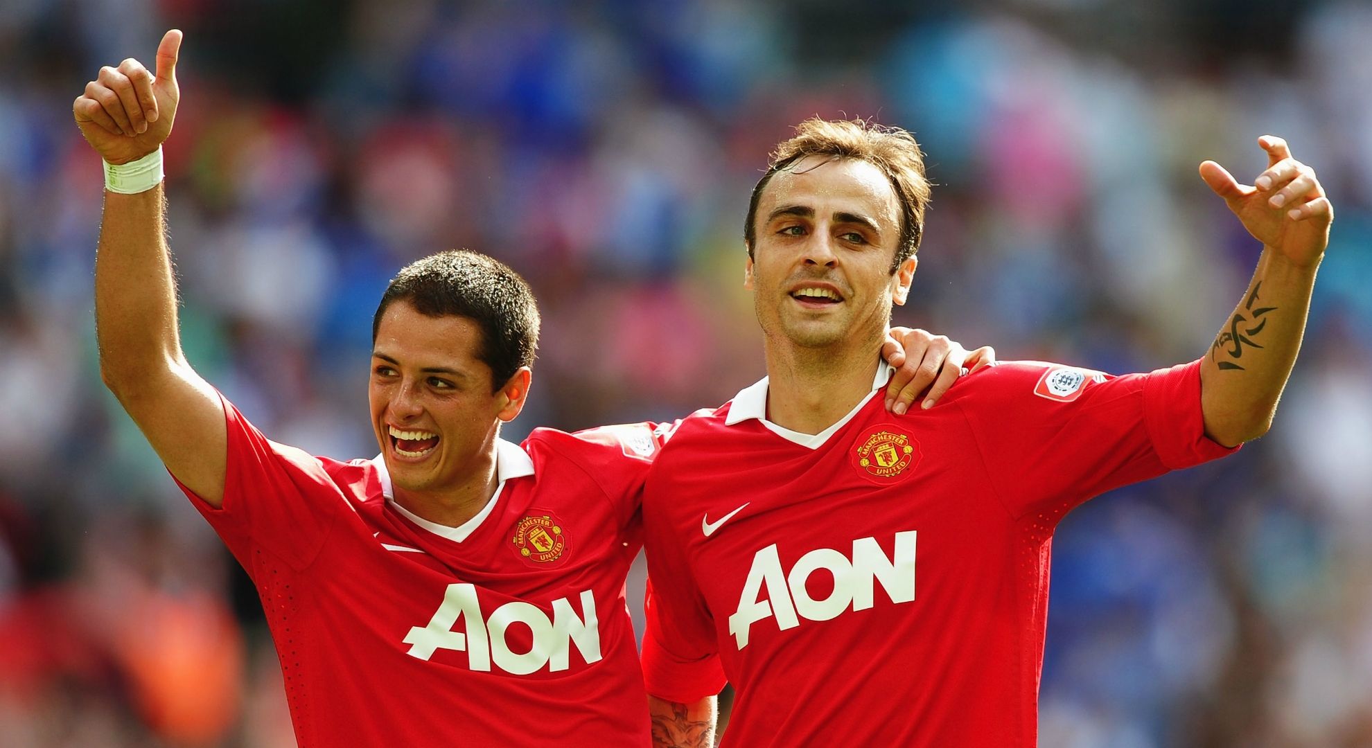 Javier Hernandez Dimitri Berbatov