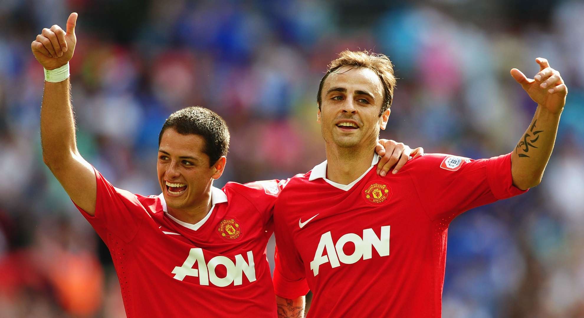 Javier Hernandez Dimitri Berbatov