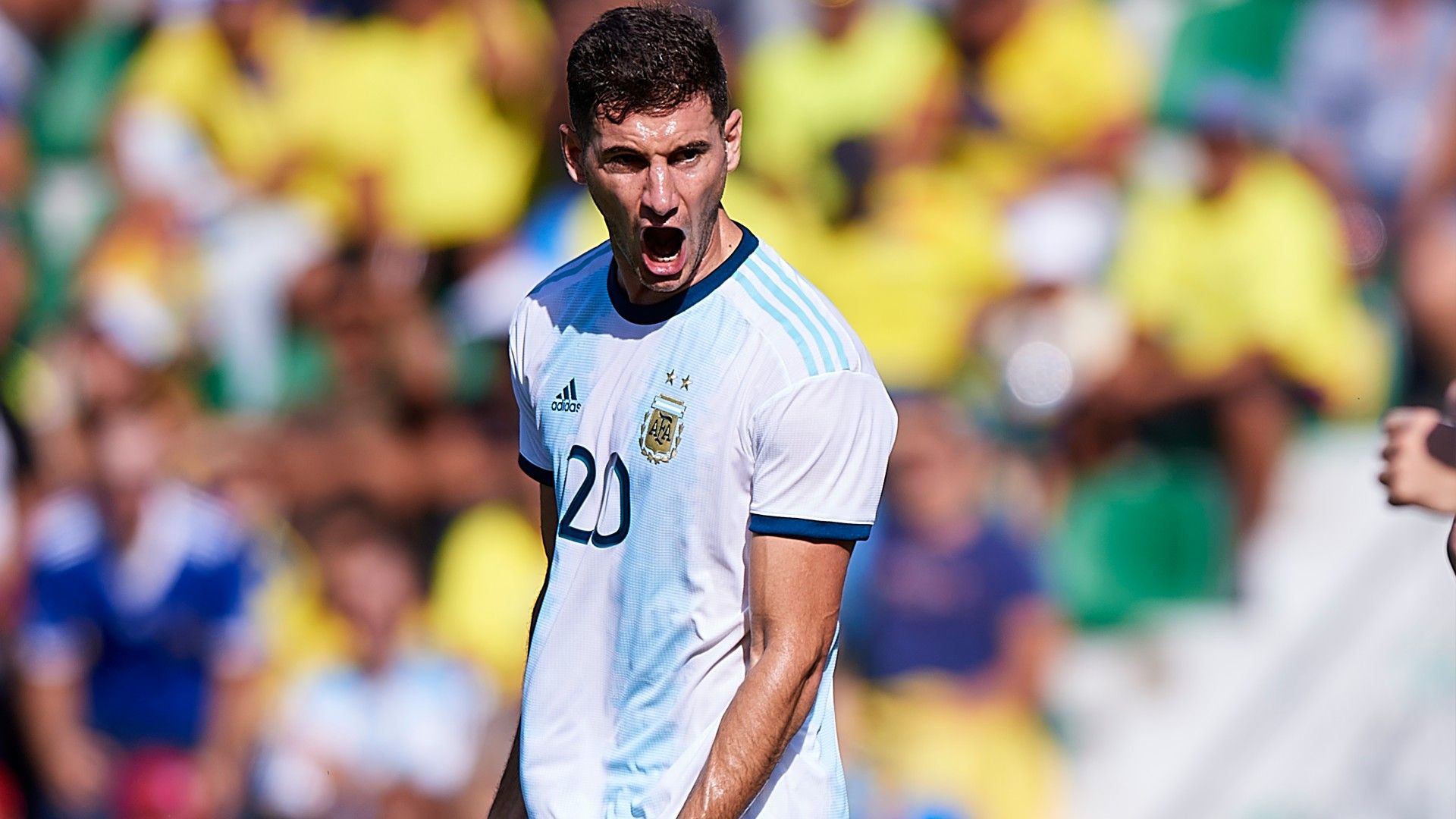 Argentina Ecuador Lucas Alario 131019