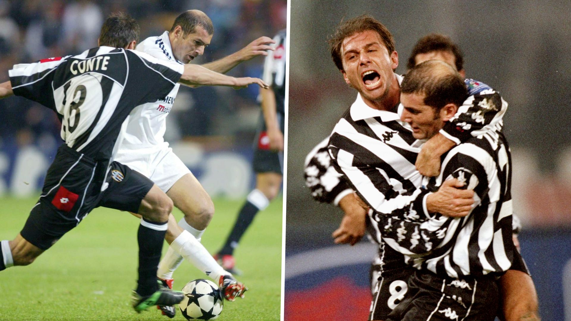 Zidane Conte Juventus Real Madrid