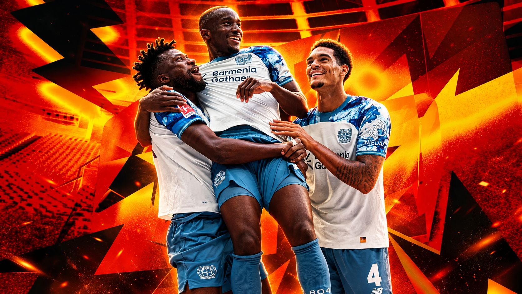 Moussa Diaby Bayer Leverkusen Quansah (Goal Only)