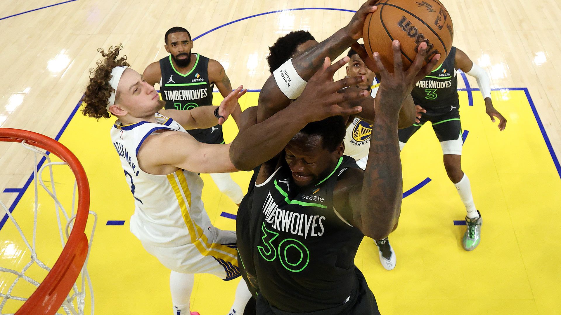 julius randle timberwolves warriors nba