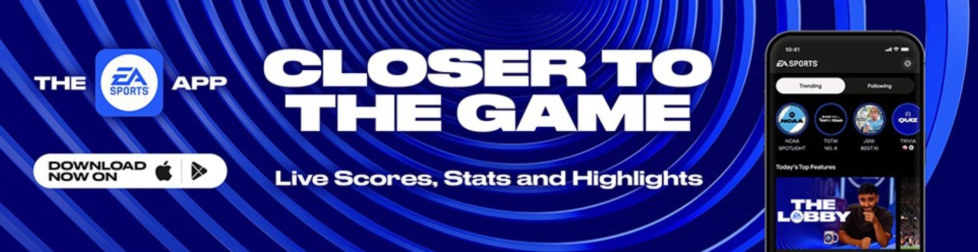 EA Sports APP promo thin