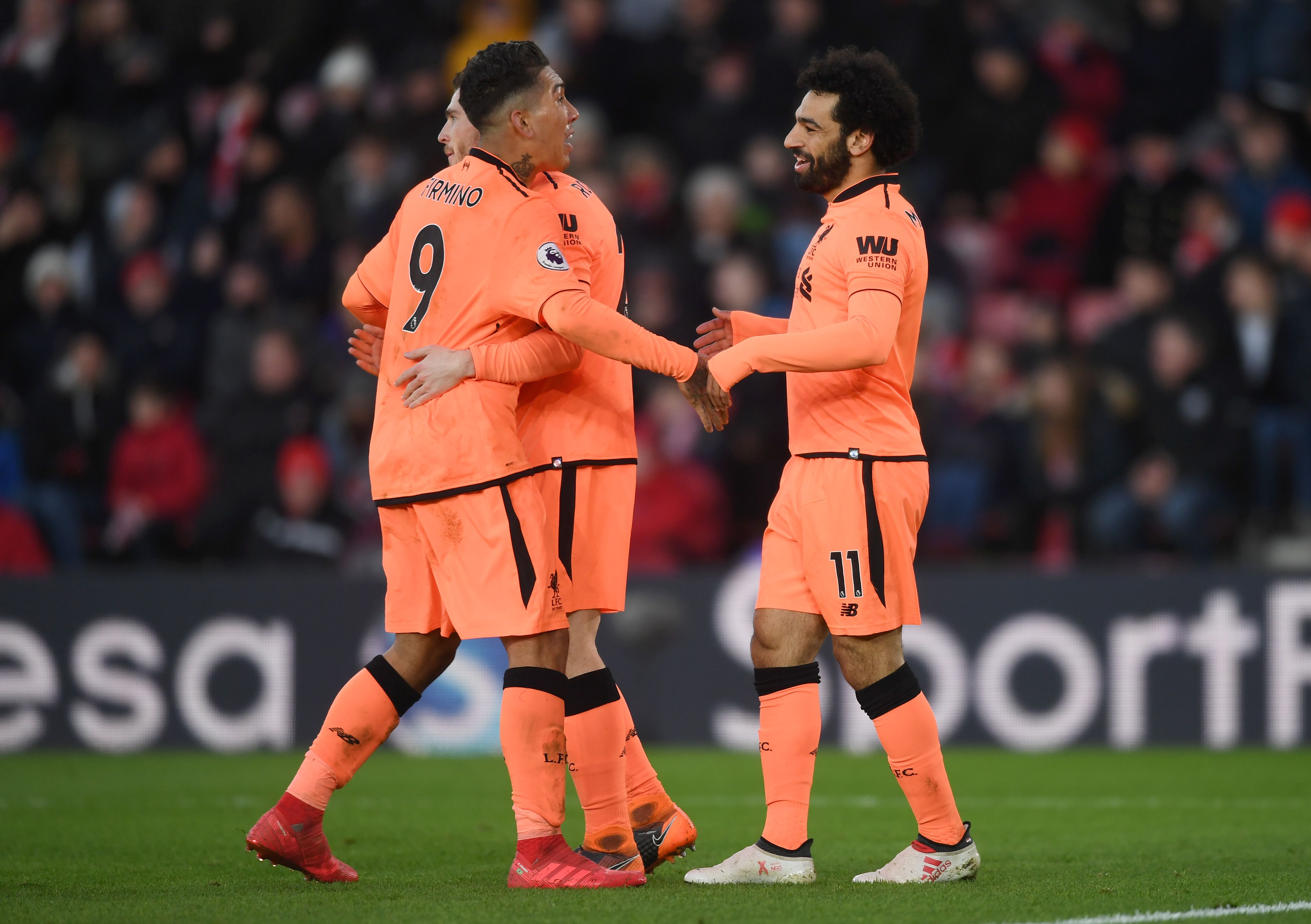 Roberto Firmino & Mohamed Salah