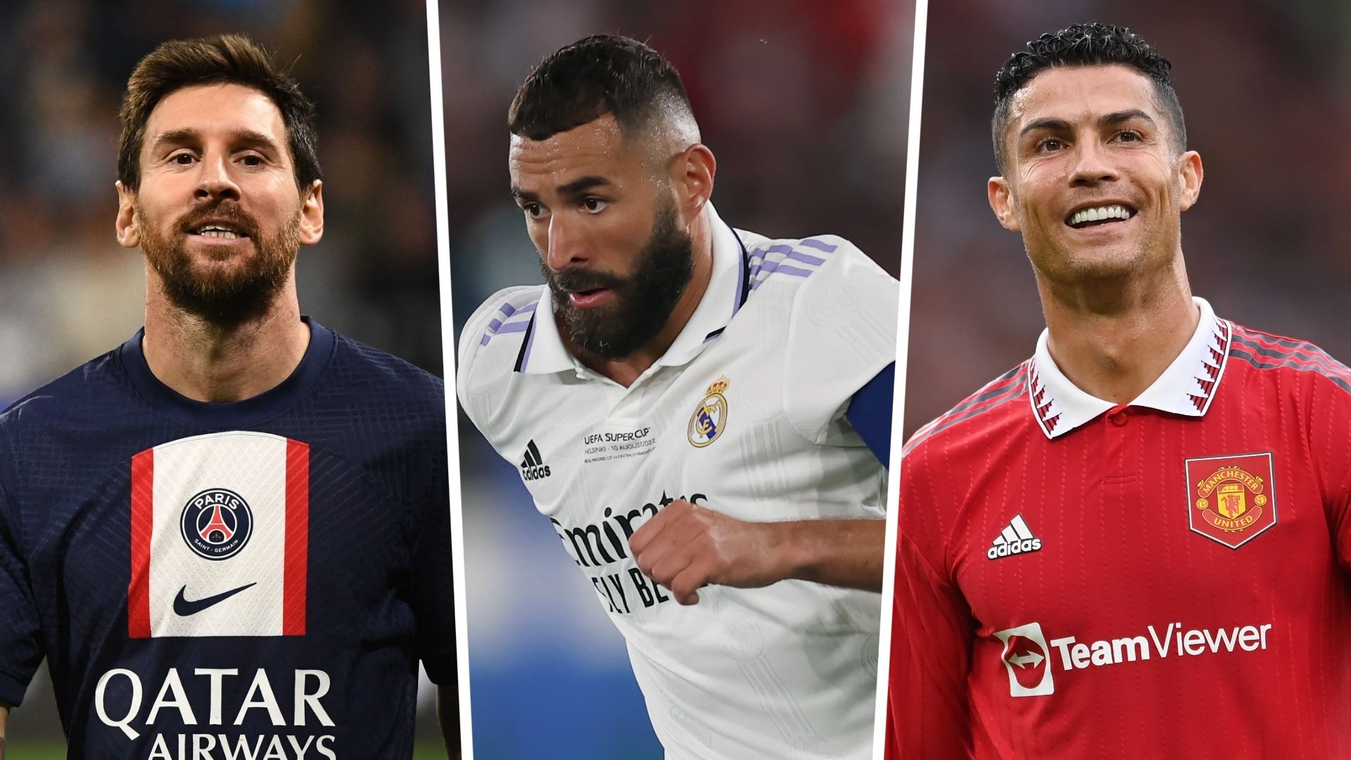 Lionel Messi Karim Benzema Cristiano Ronaldo 2022-23