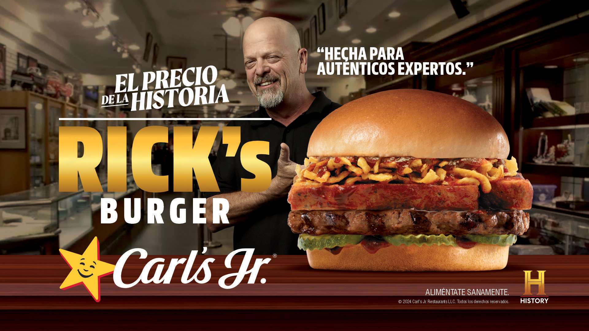 Rick's Burger Car'ls Jr.