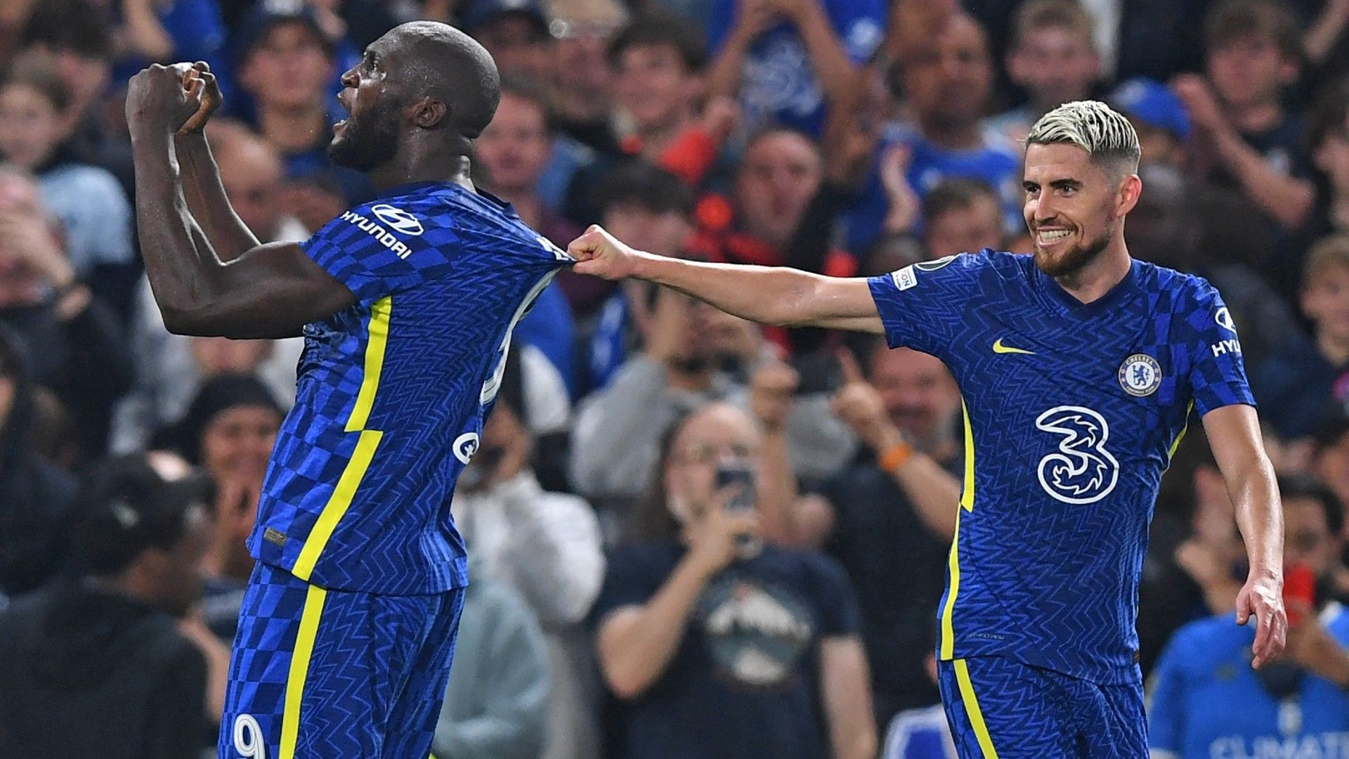 Romelu Lukaku Jorginho Chelsea 2021-22