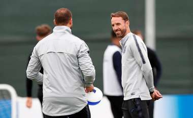 England training ahead of Croatia World Cup 2018