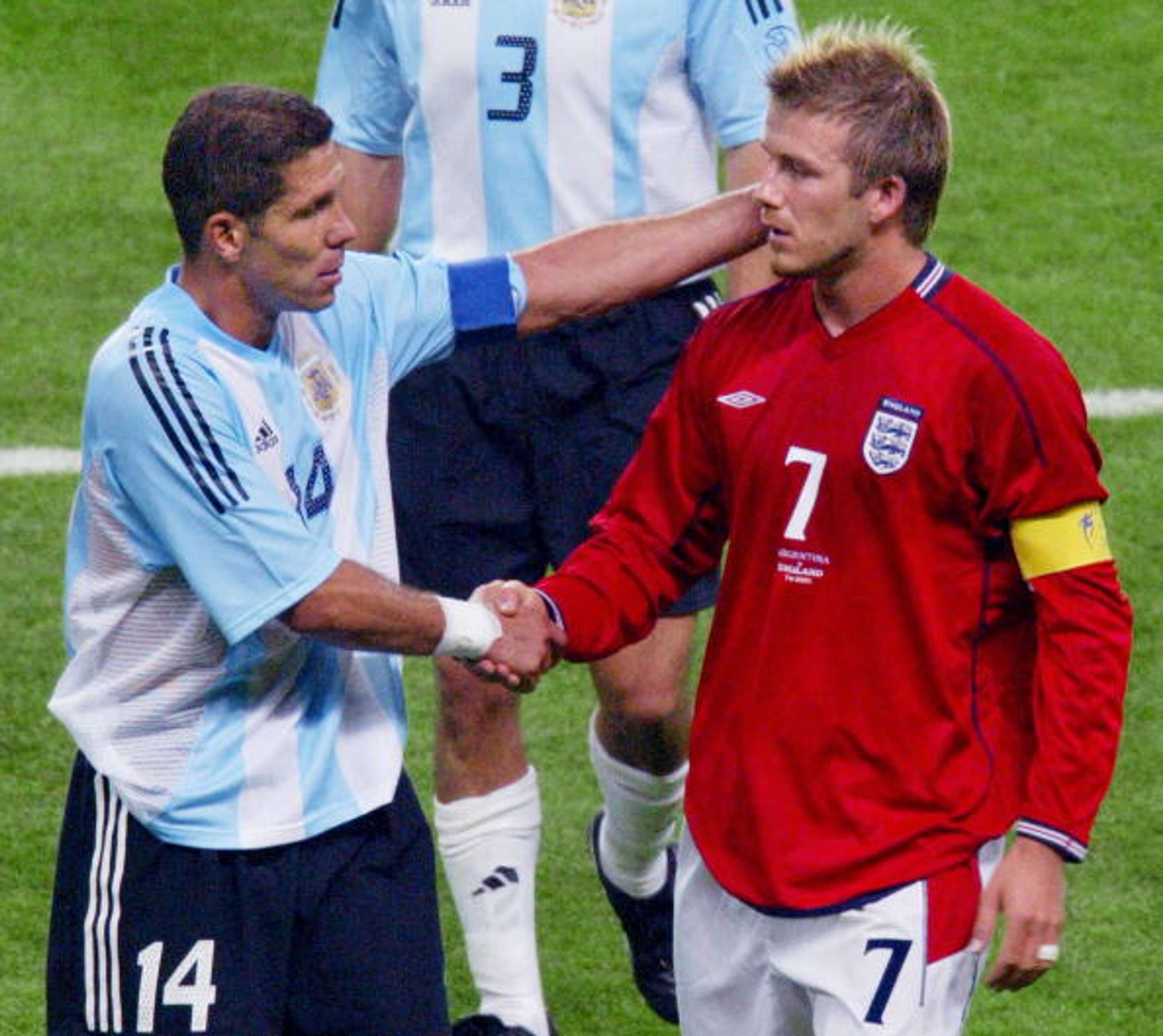 Diego Simeone & David Beckham