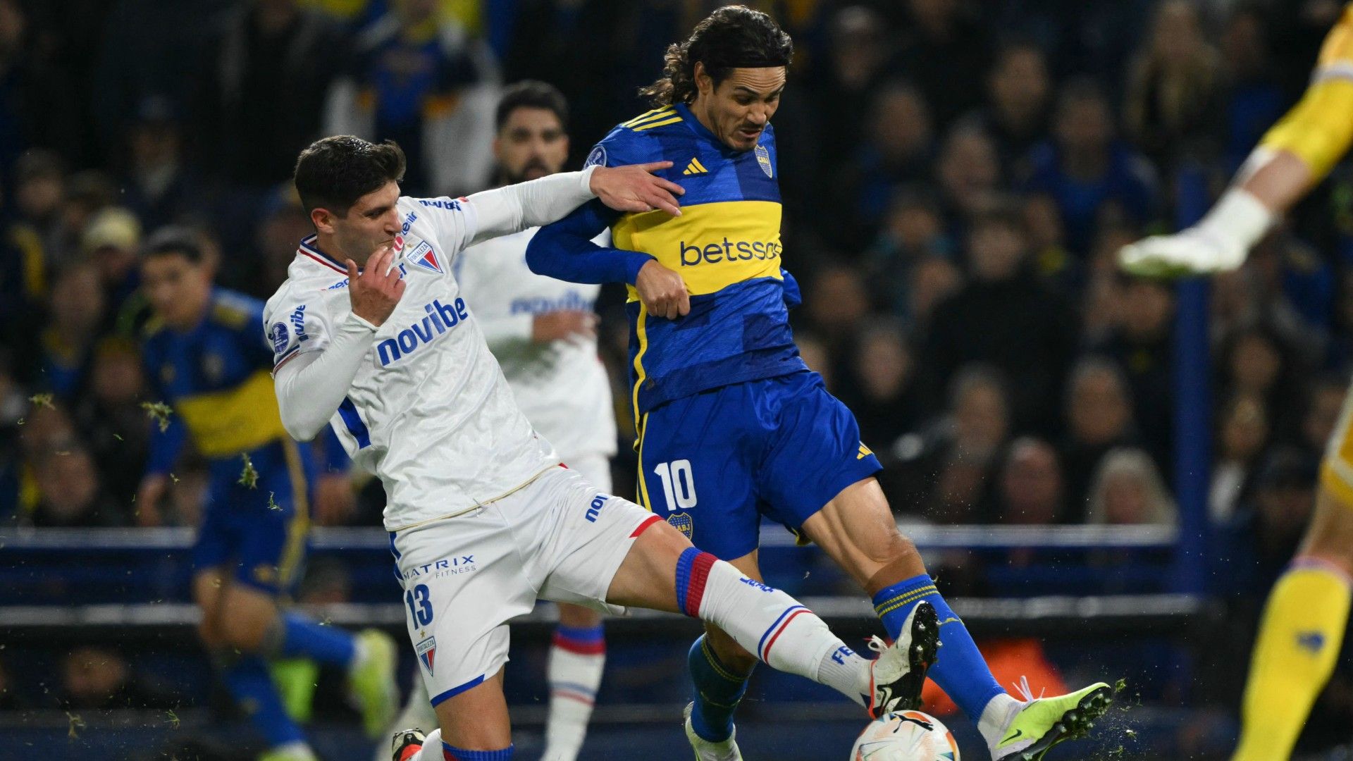 Edinson Cavani Boca Fortaleza Copa Sudamericana 15052024