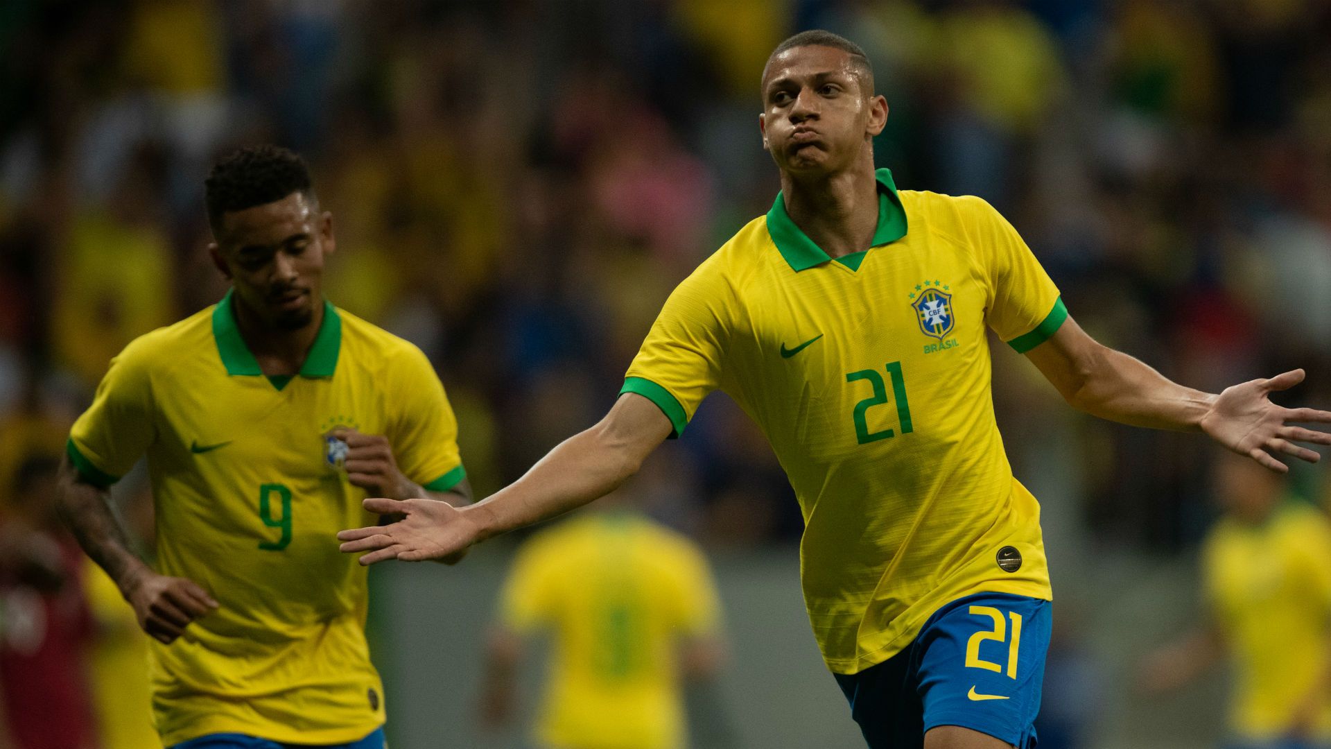 Richarlizon Gabriel Jesus Seleção Brasil Qatar Catar 05 06 2019