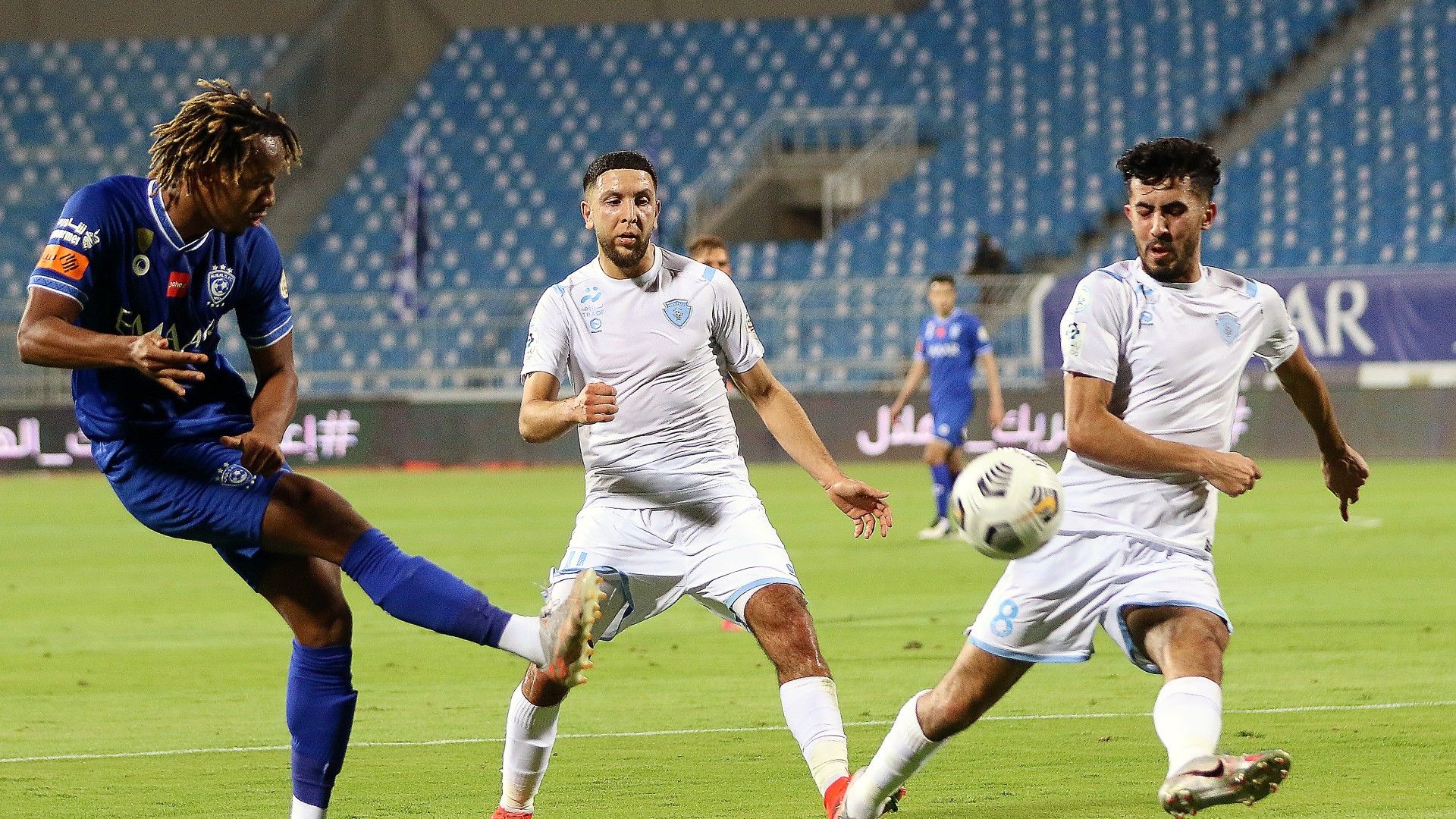 Andre Carrillo - Abdulmalek Al-Shammary - Mohamed Rayhi - hilal - atin - spl 14-5-2021