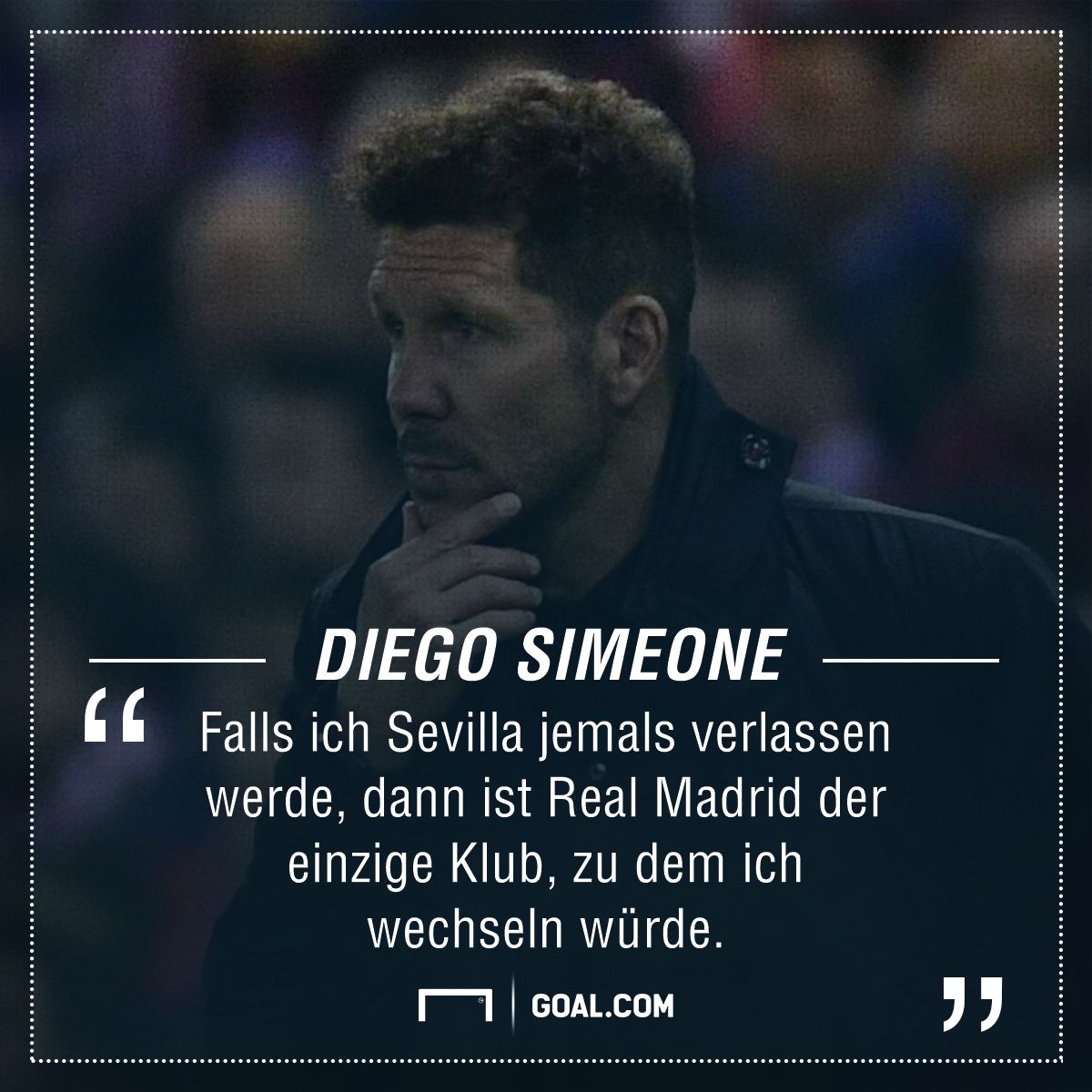 Diego Simeone Quote 1994 Atletico Madrid 02052017