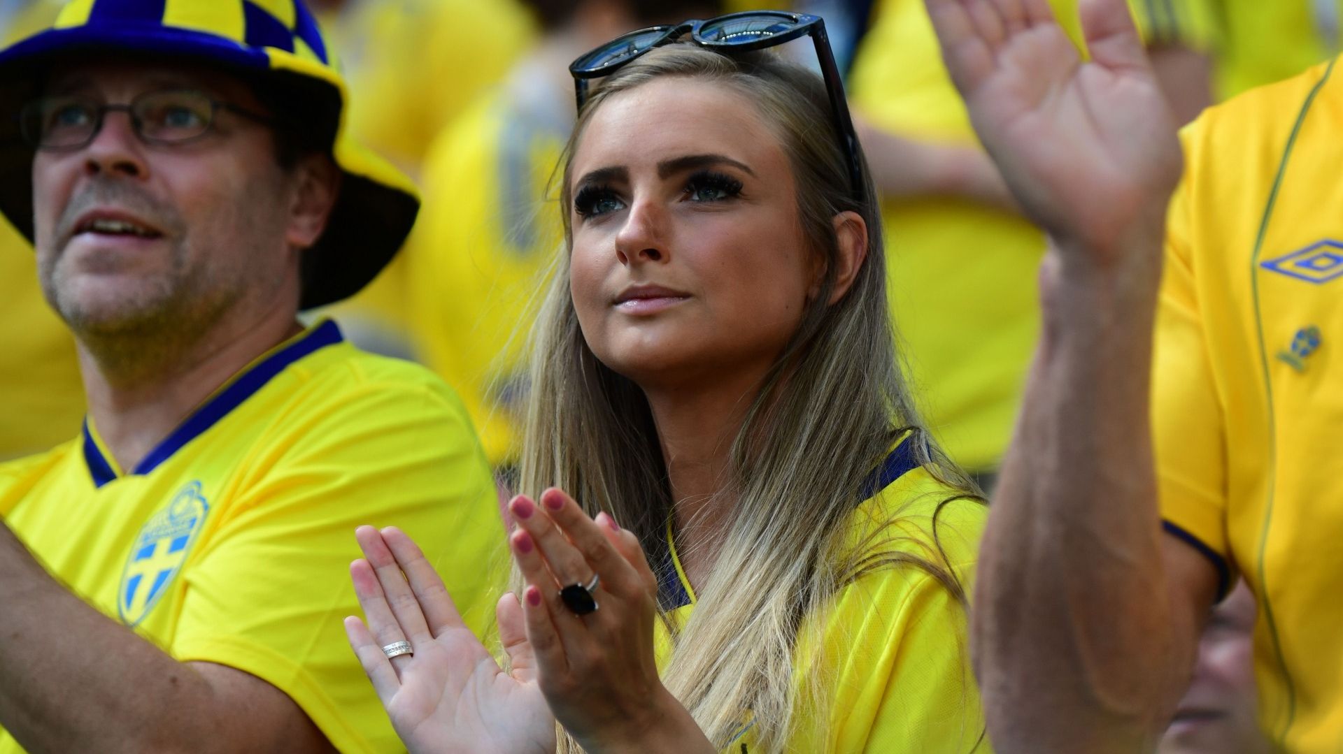 美女サポワールドカップ_スウェーデンvs韓国_スウェーデン2