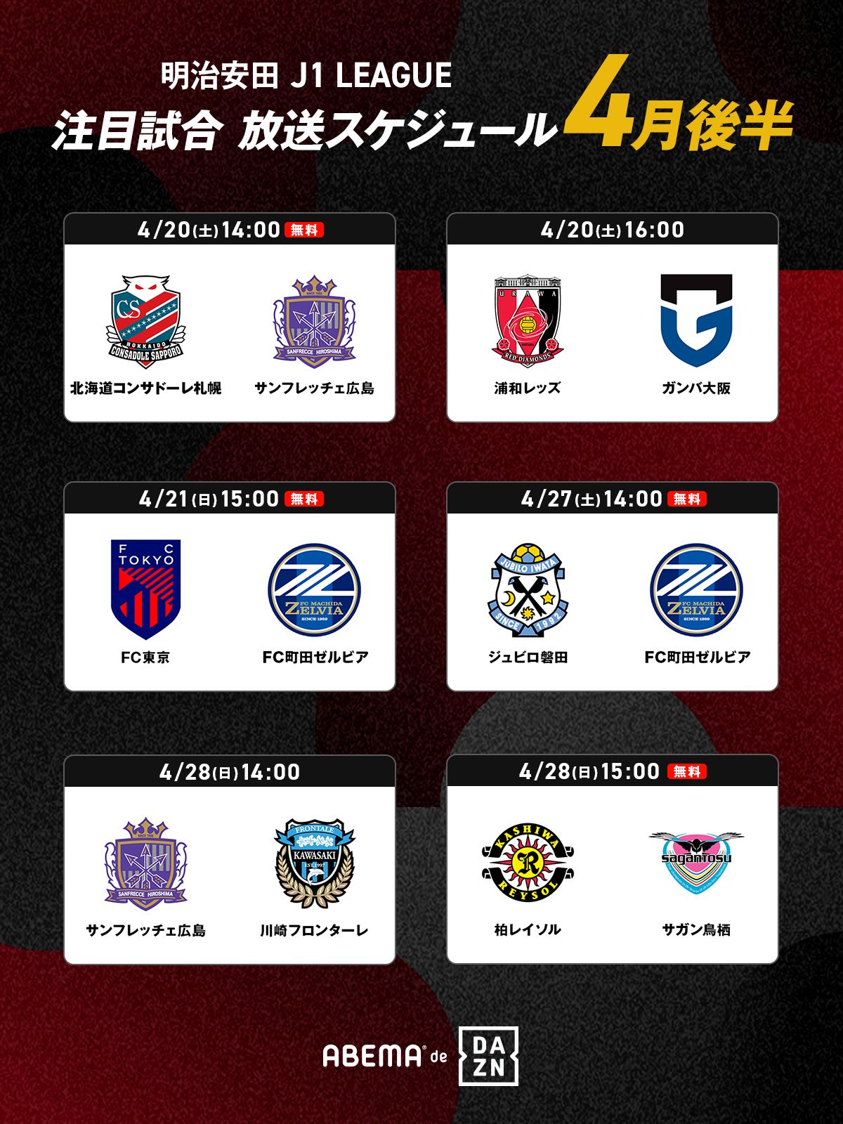 abema april J league