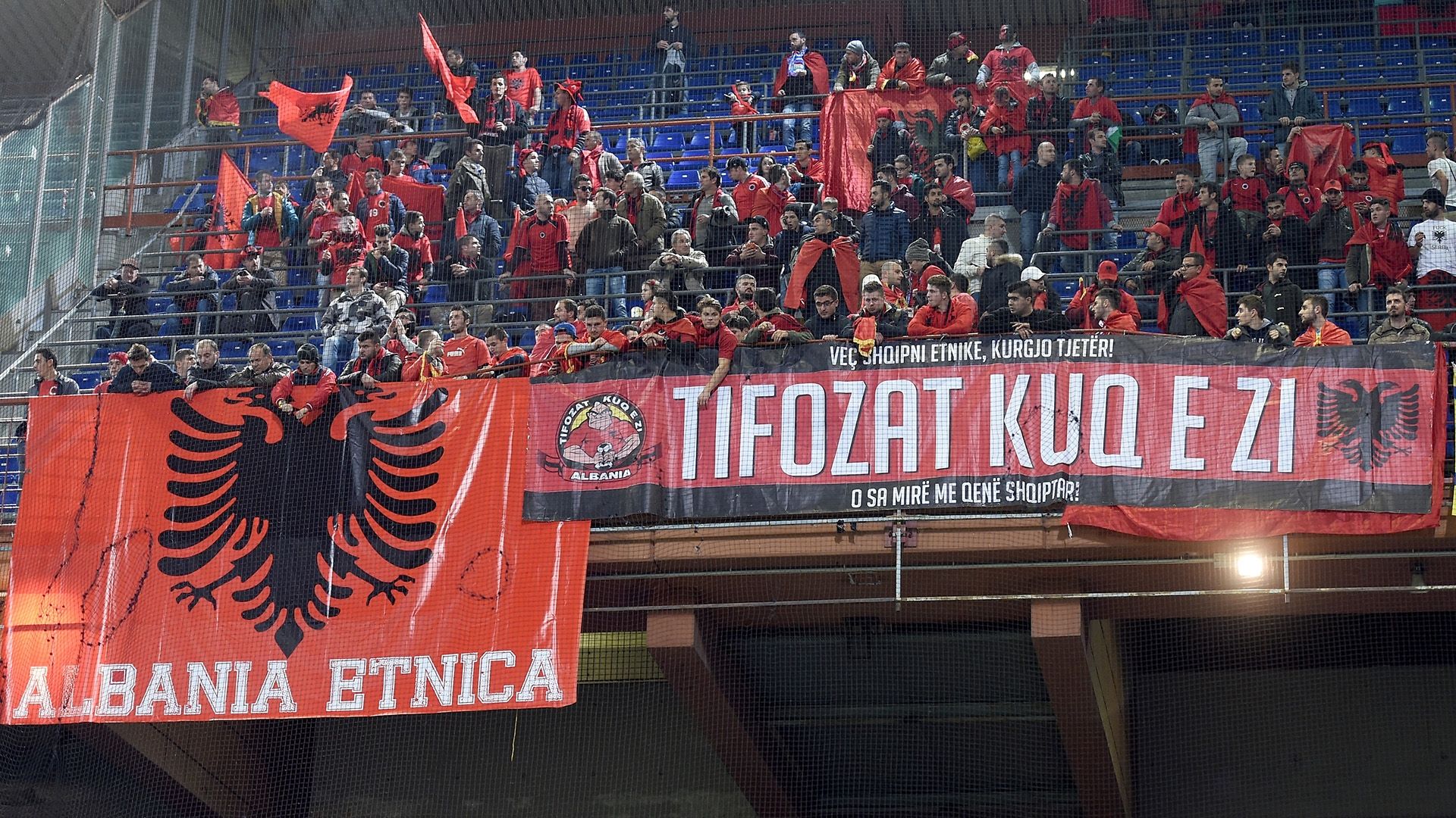 Fans Italy Albania