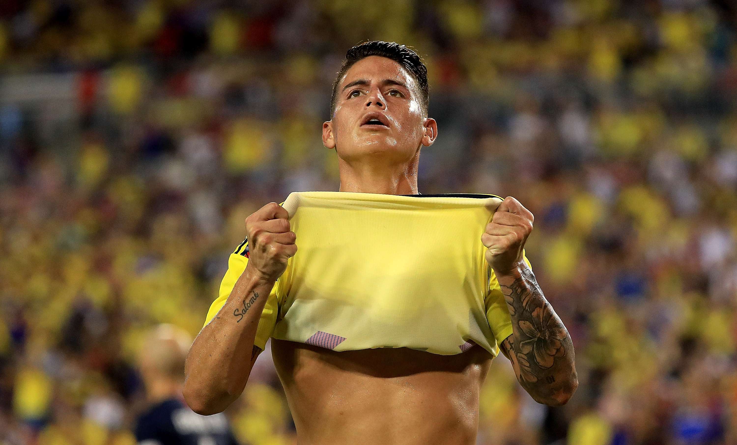 James Rodrìguez Colombia - USA 2018