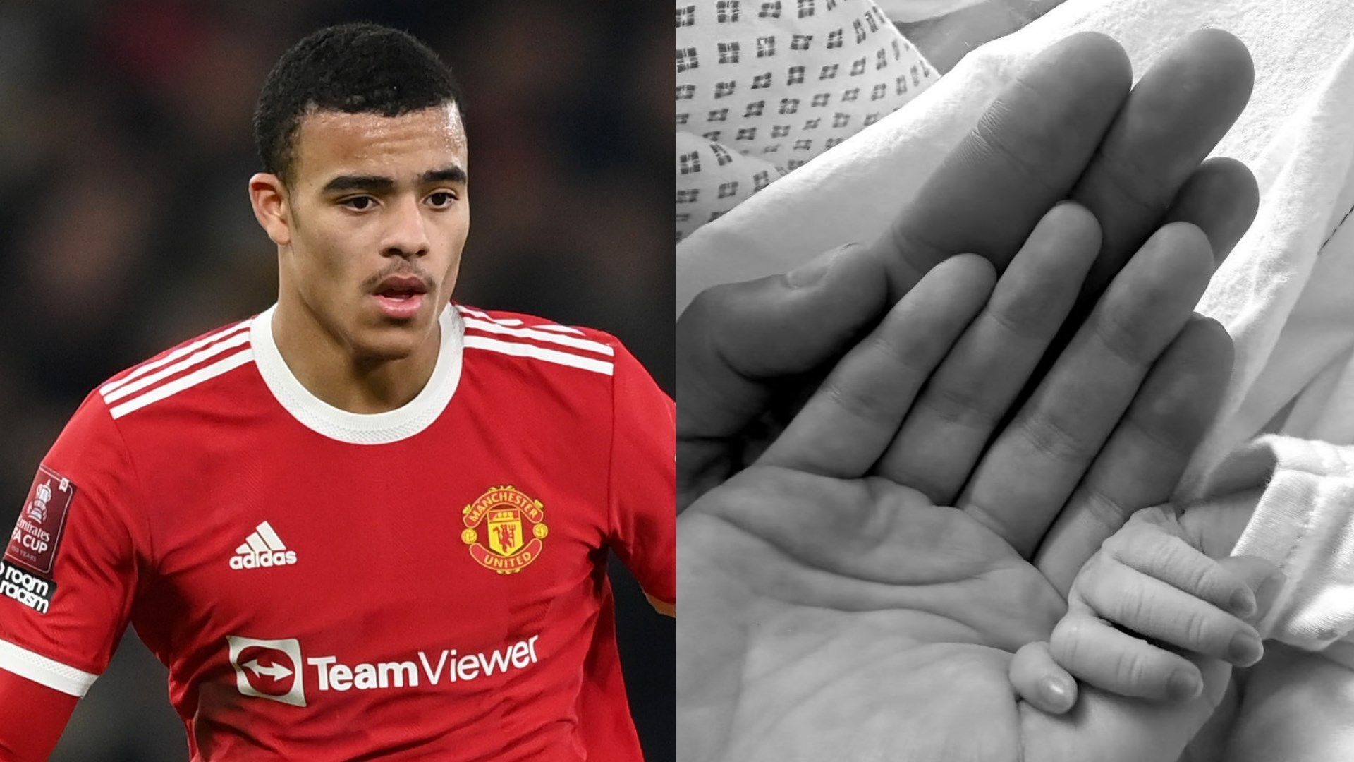Mason Greenwood Harriet Robson baby