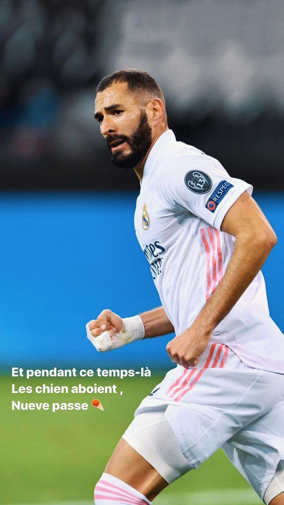 BODY Benzema instagram Story real madrid