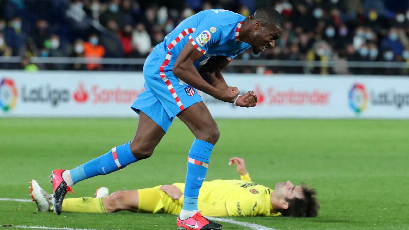 Kondogbia Villarreal vs. Atlético Madrid Liga 2021-2022
