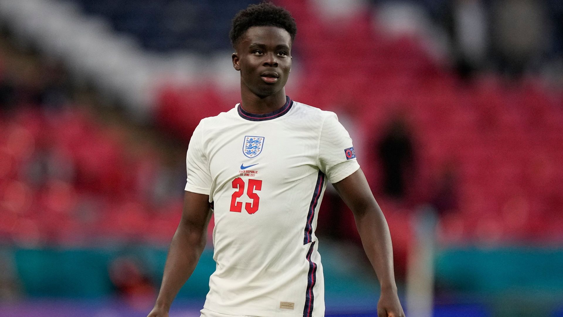 Bukayo Saka of England