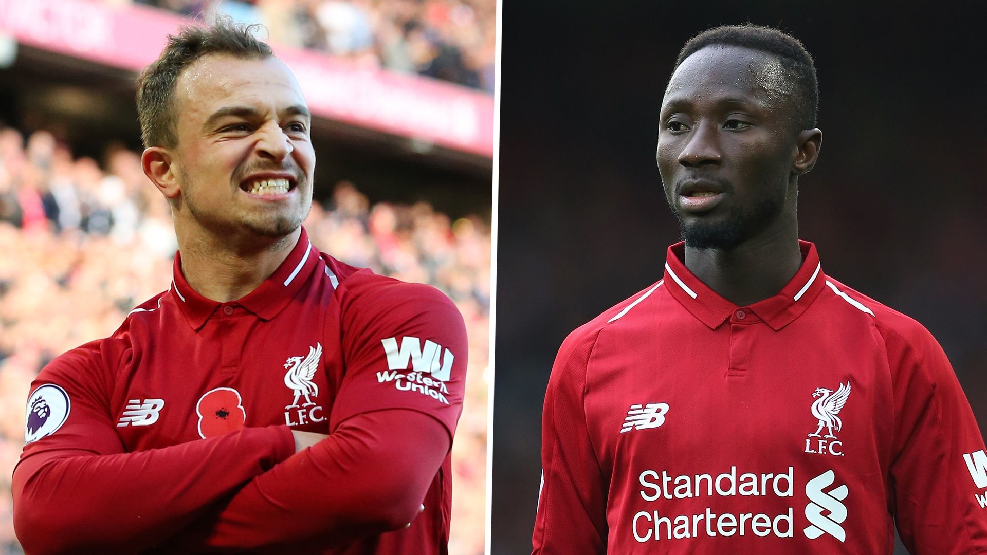 Xherdan Shaqiri Naby Keita Liverpool 2018-19