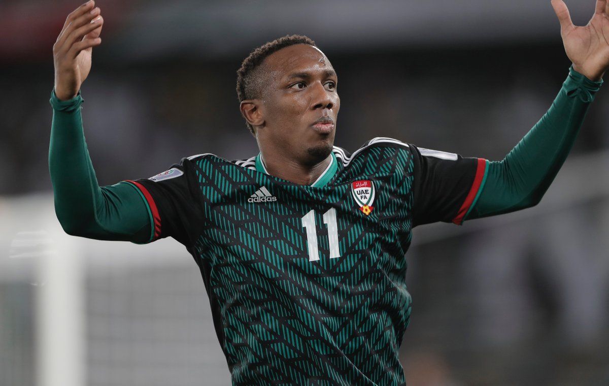 Ahmad Khalil after his penalty