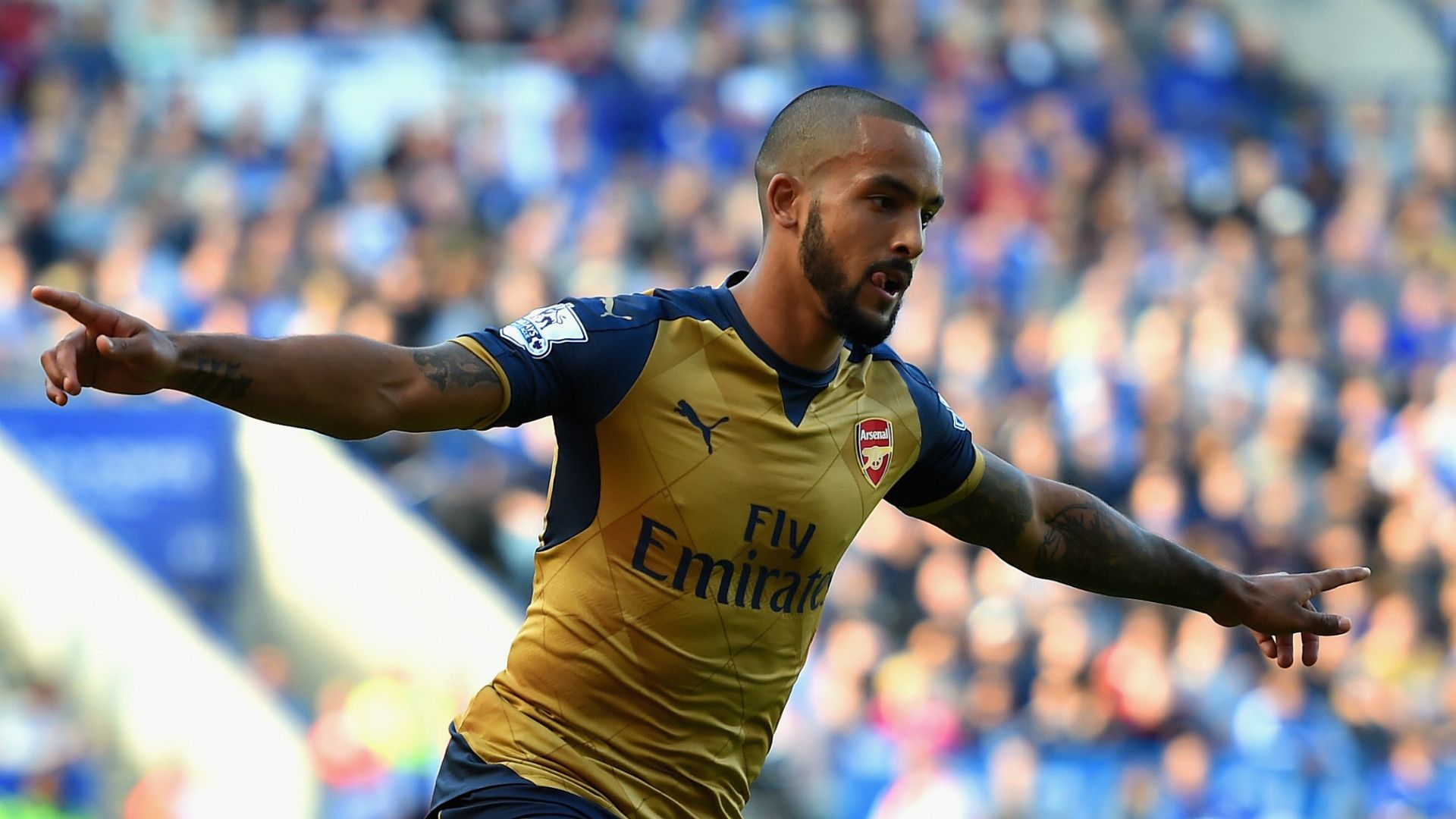 Theo Walcott Leicester Arsenal Premier League 26092015