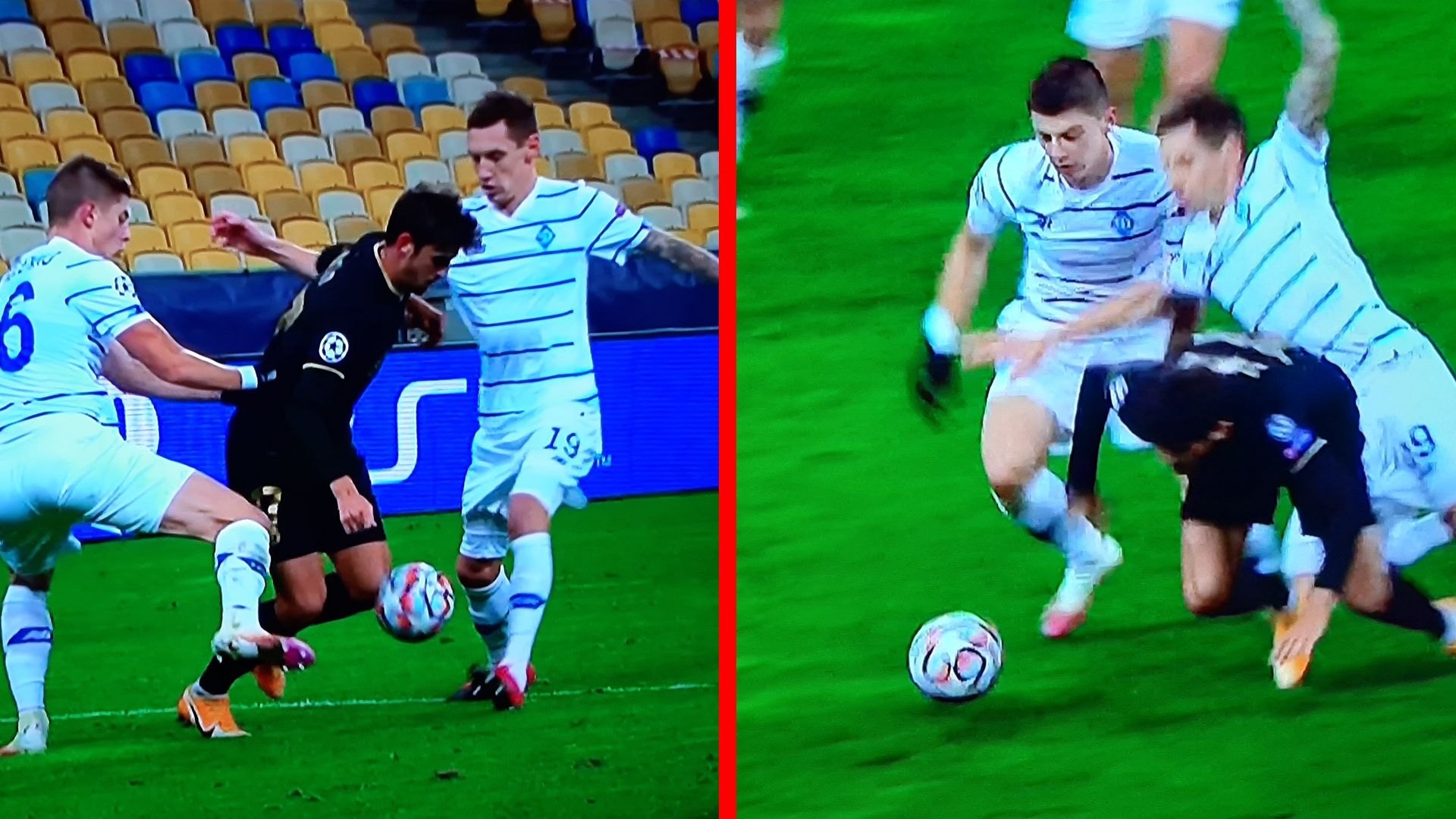 Trincao, Dinamo Kiev vs. Barcelona