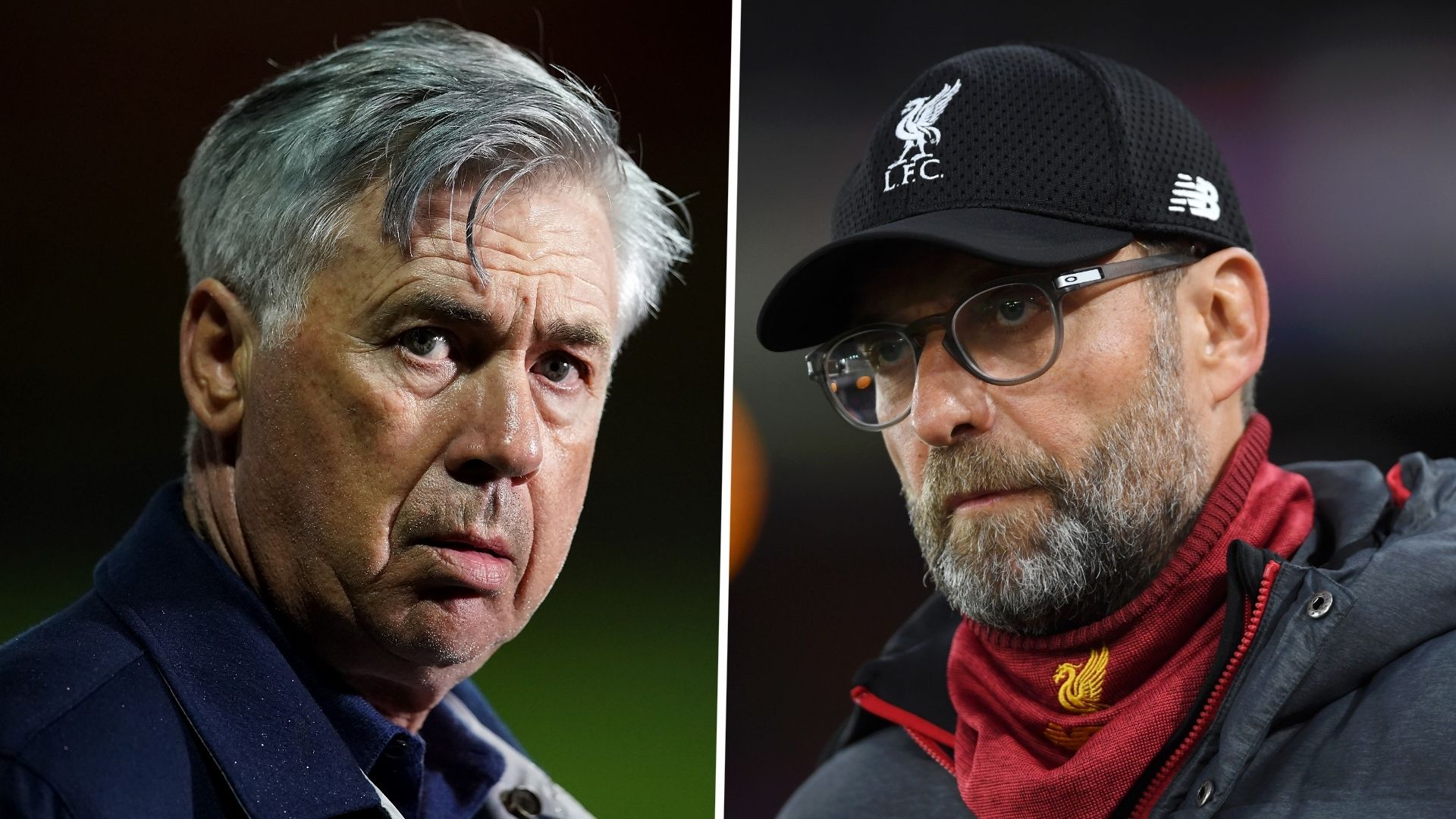 Carlo Ancelotti Jurgen Klopp Liverpool Everton GFX