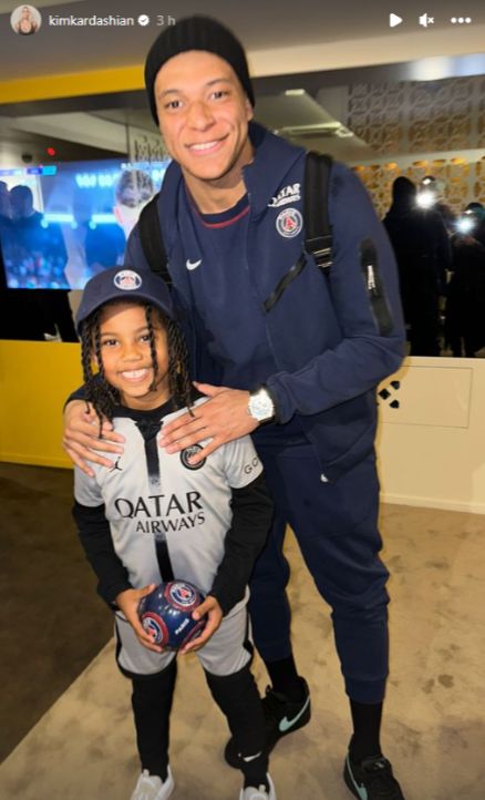 Kim Kardashian Kylian Mbappe