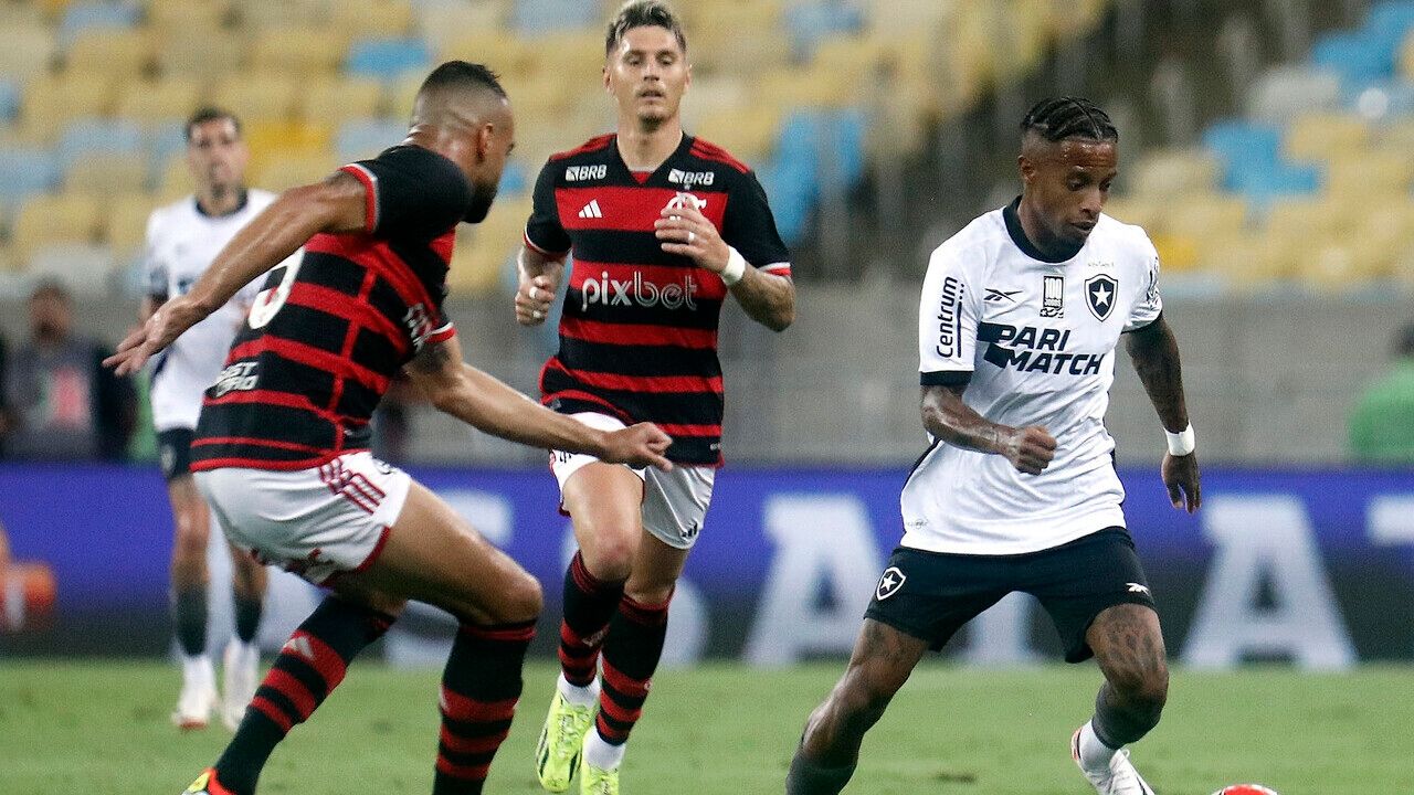 Tche Tche e Fabricio Bruno, Flamengo x Botafogo, Carioca, 2024