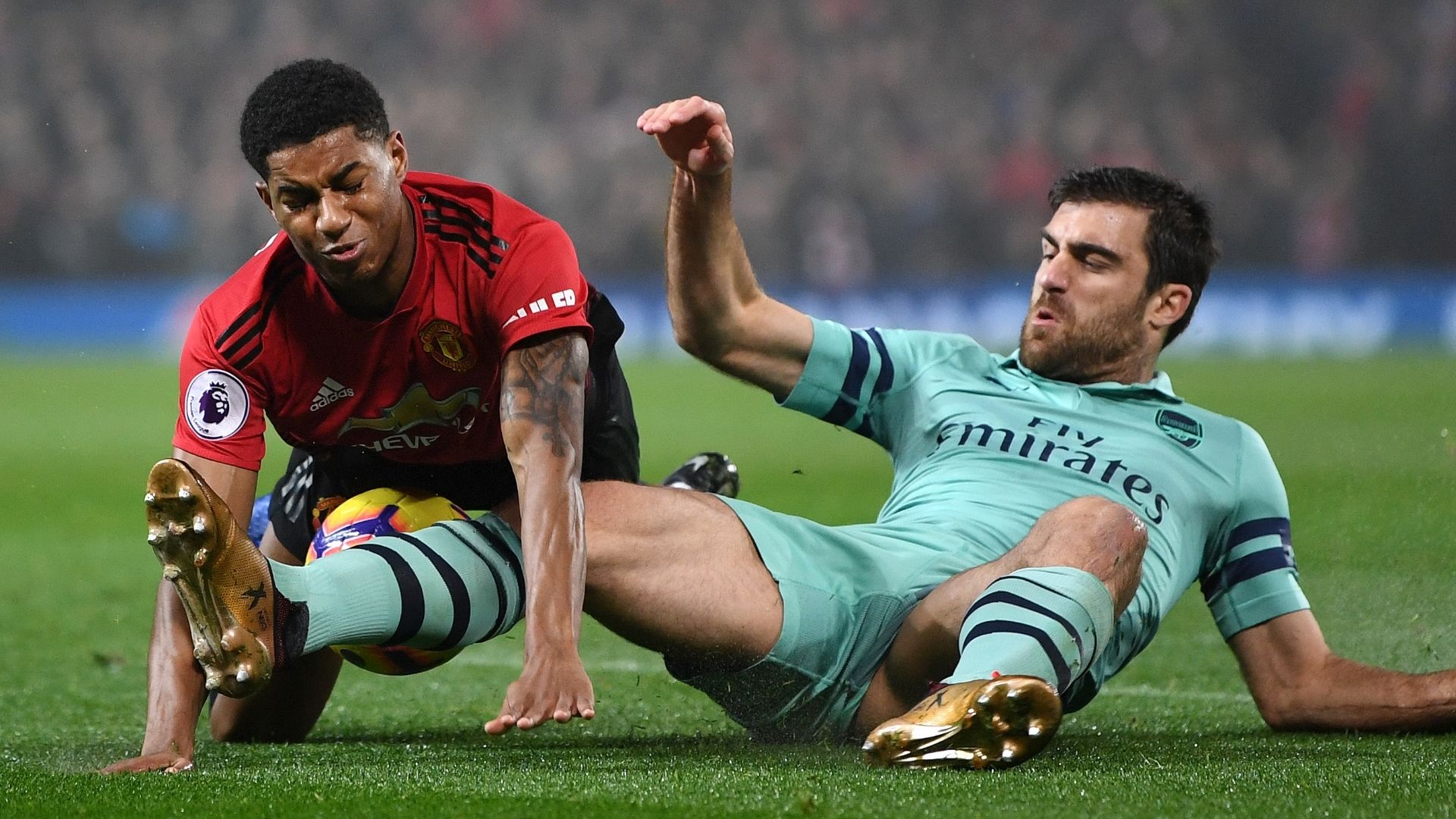 Marcus Rashford, Man Utd, Sokratis, Arsena