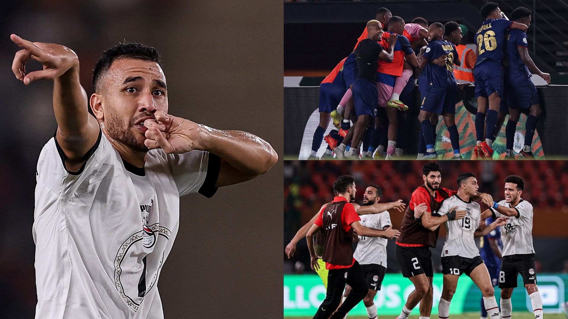 Egypt vs Cape Verde split