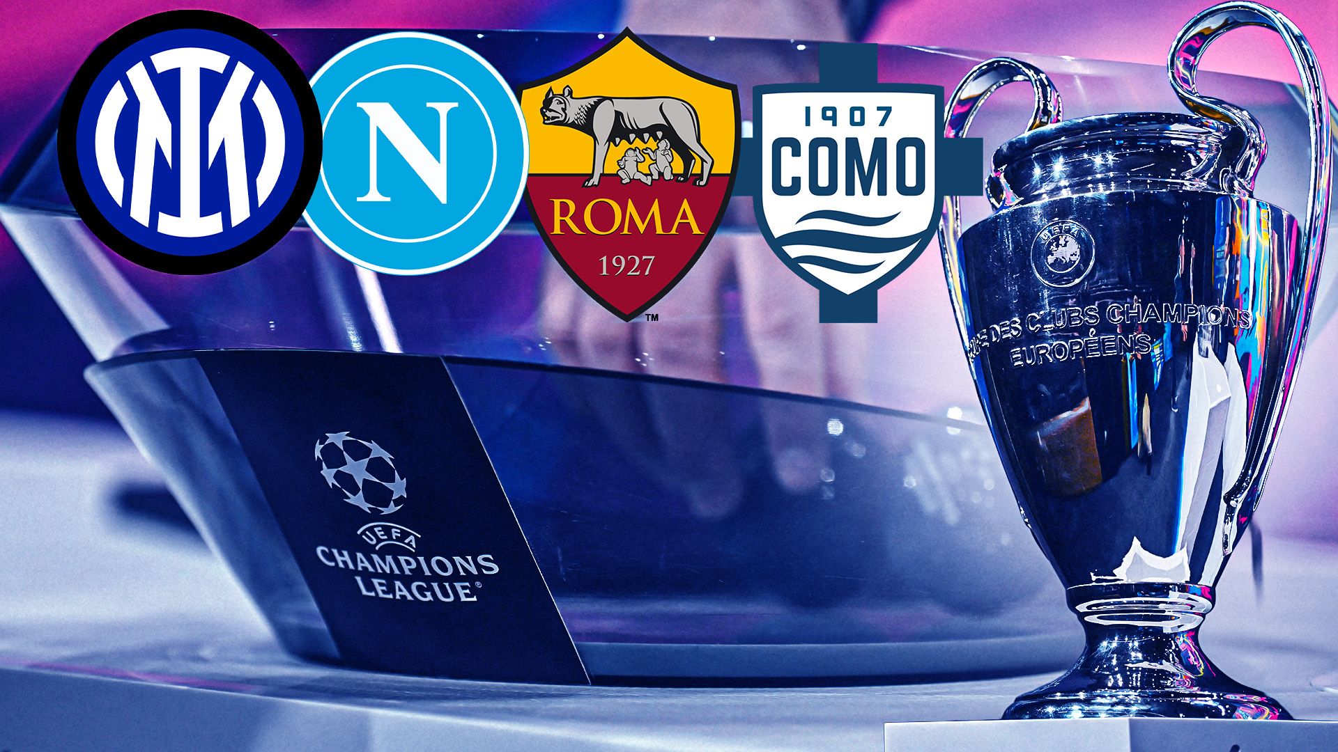 Sorteggio Champions League gfx