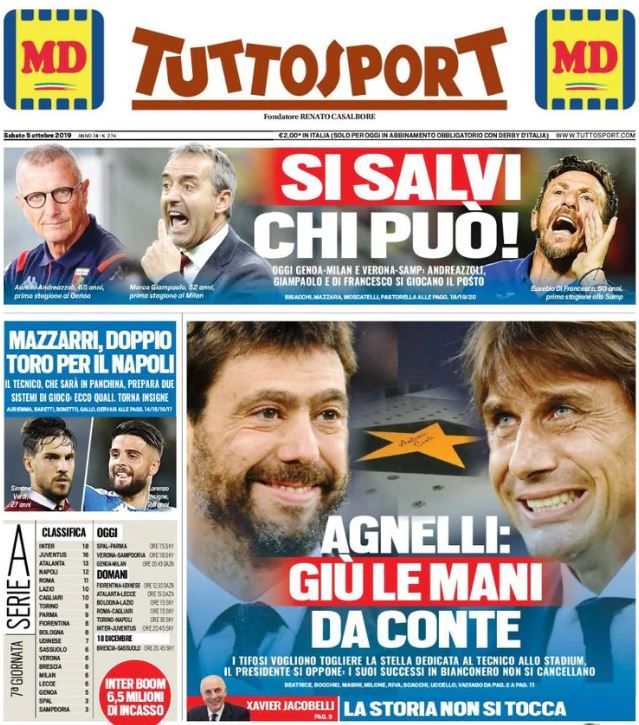 Tuttosport cover