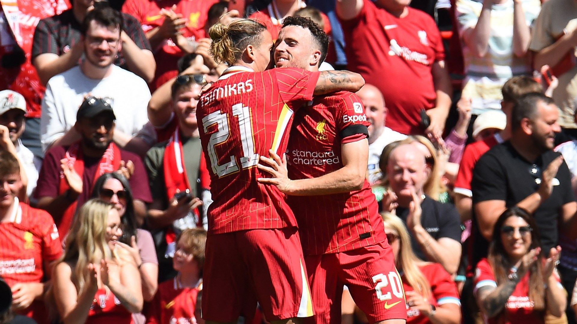 Diogo Jota Liverpool Sevilla friendly 2024-24